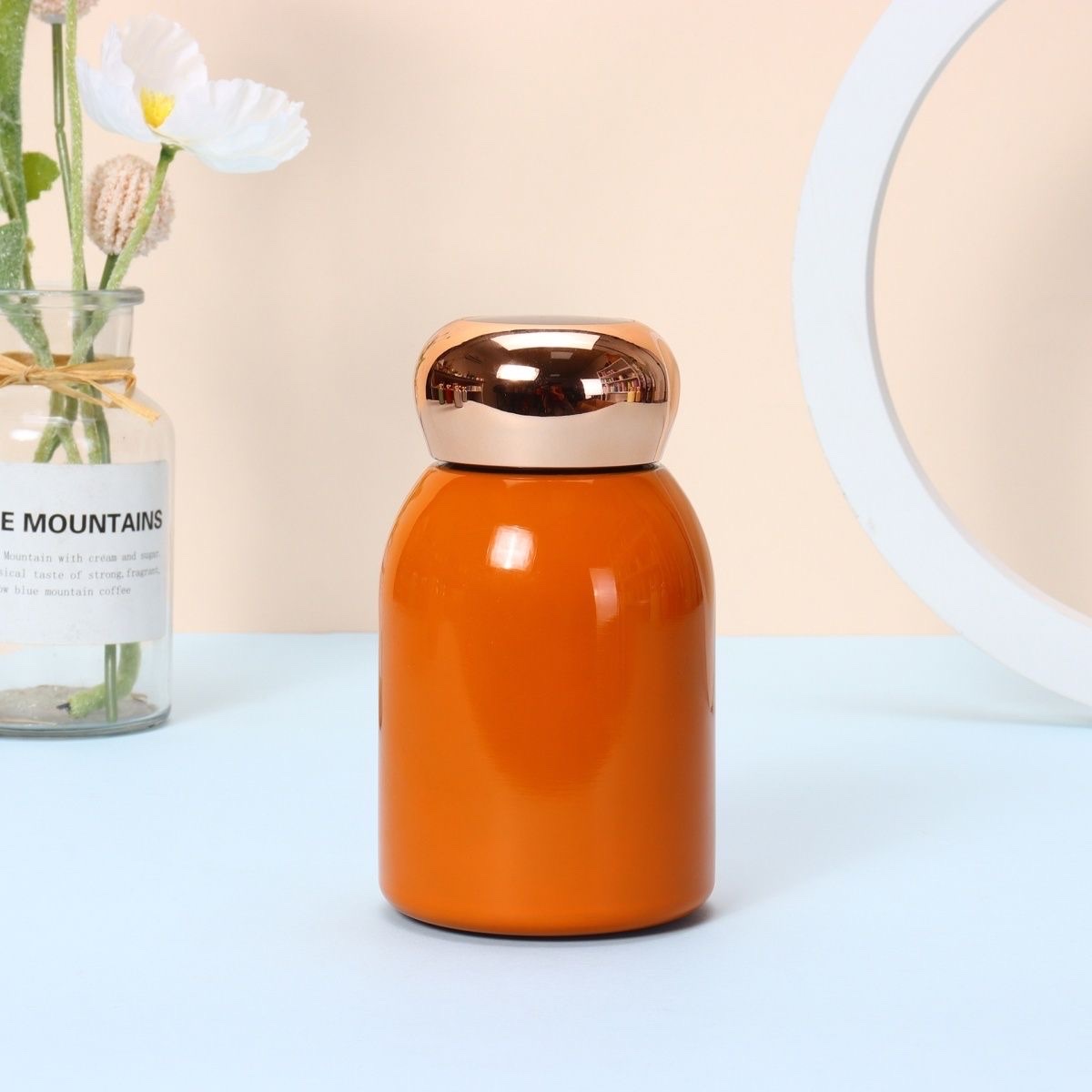 Smart Little Fat 304 insulated cup, stainless steel handle ring pocket water cup, cute and portable, Big belly mini student Tangqi 230ML Application Scenario