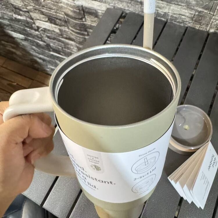 其他亚马逊Owala同款大容量双层真空304不锈钢保温杯户外便携吸管杯1200ML详情5