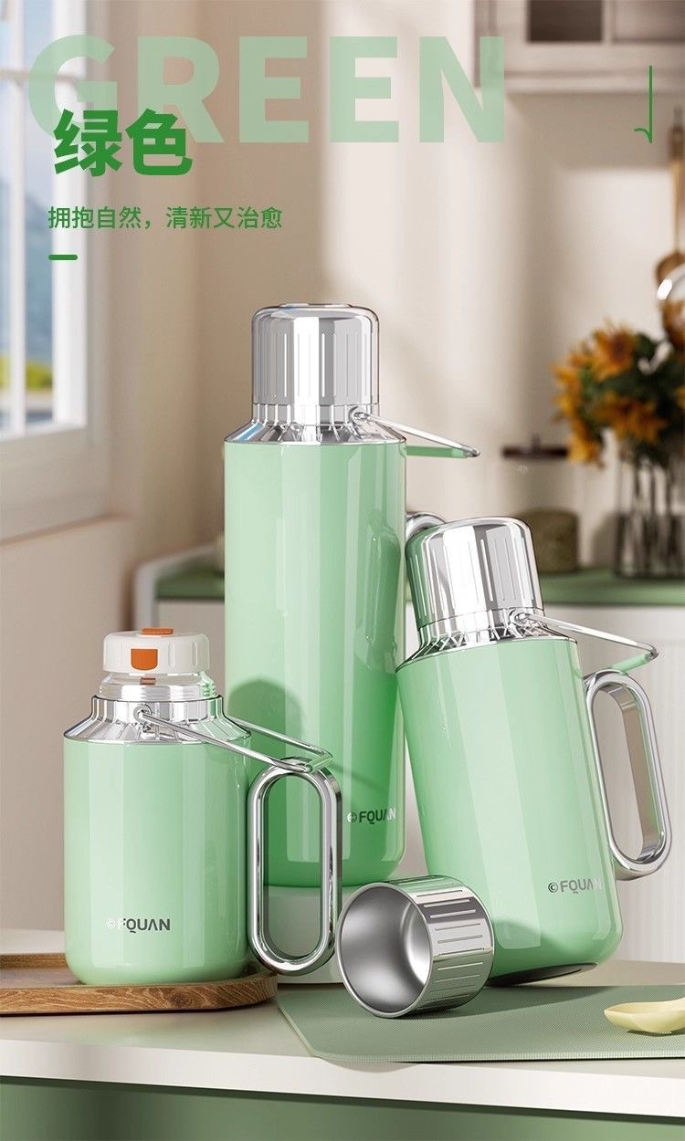 The tea-steeping teapot, a family heirloom water bottle made of 316 stainless steel, is suitable for steeping and keeping warm. It is a small temperature-showing mechanical lid tea bowl and teapot detail image 17