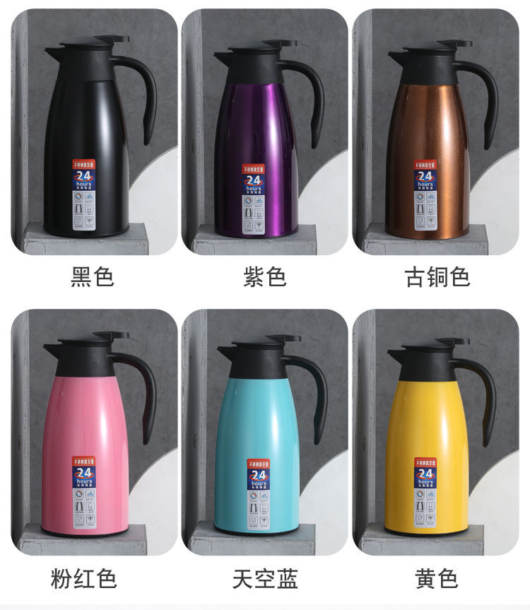 304 Thermos flask for household use, hotel, restaurant and restaurant, large capacity thermos flask, stainless steel water flask, thermos flask, other 2.0L welcome flask, 1218 EE/W pic 7