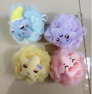 卡通沐浴球可爱浴花儿童搓澡不散花家用品搓背球