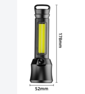 A waterproof, high-intensity portable outdoor lighting multi-functional flashlight details Picture