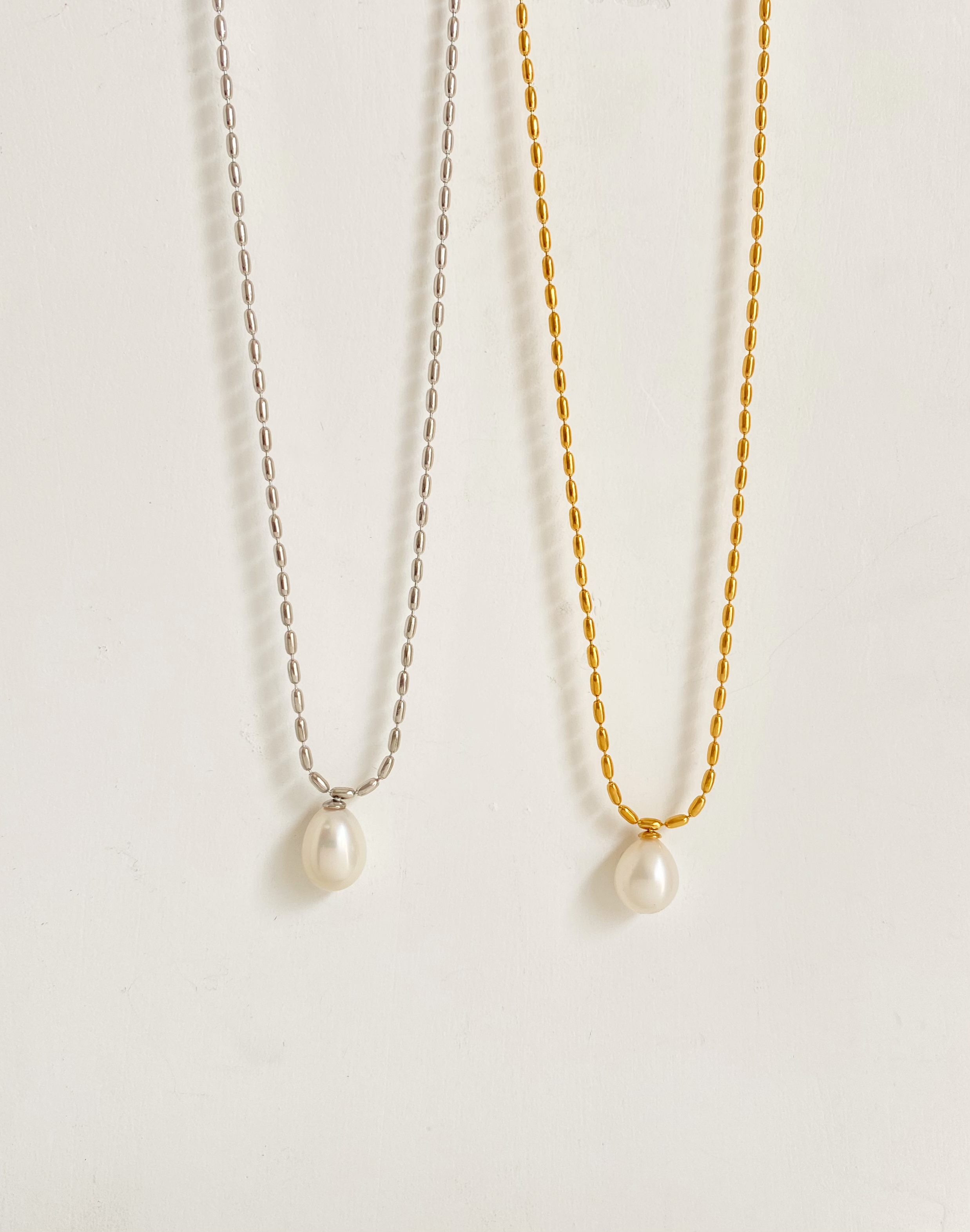 珍珠项链不锈钢首饰时尚百搭简约气质女款项链饰品