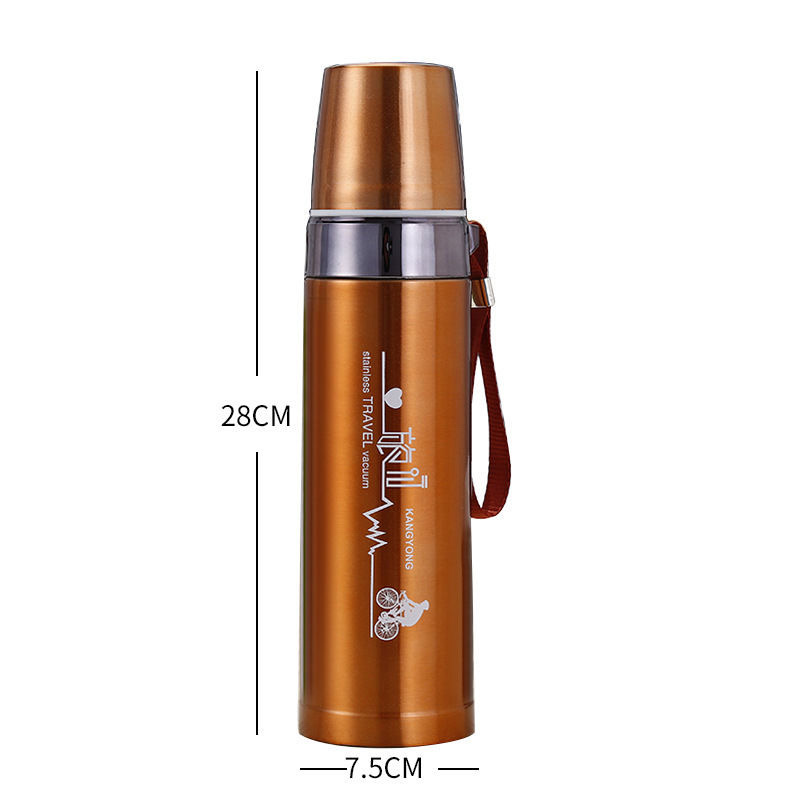 Anfan Insulated Cup, Outdoor sports insulated pot, Large Capacity car insulated cup, travel water bottle, student self-study water cup, 750ml, No. 67 -1123 J/S Item Picture