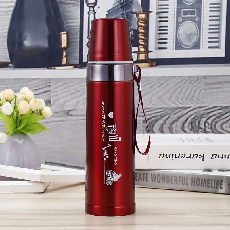 Anfan Insulated Cup, Outdoor sports insulated pot, Large Capacity car insulated cup, travel water bottle, student self-study water cup, 750ml, No. 67 -1123 J/S Specification drawing