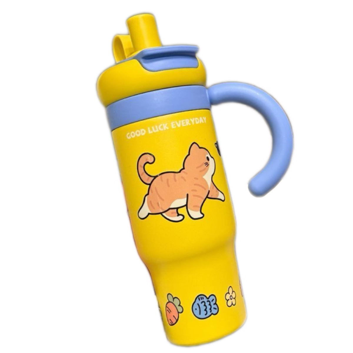 Shiyuemei 860ML Korean 316 stainless steel insulated cup, 8-12 hours home, outdoor and office anti-slip new model YSM8752-860 Item Picture