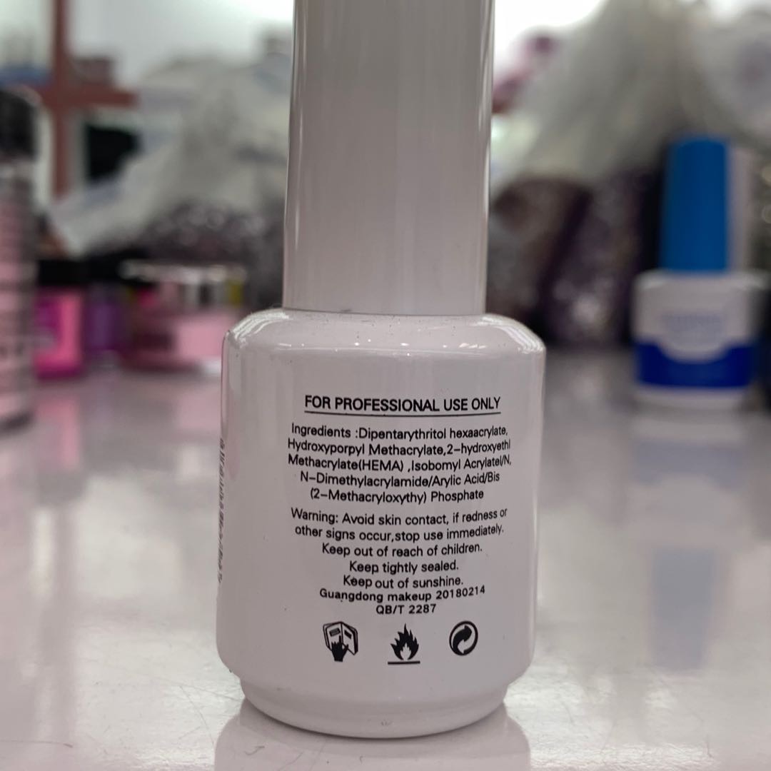 Hailu Biotechnology's reinforced eco-friendly nail polish glue, nail polish glue, frosted sealing layer base glue, nail Polish glue details Picture