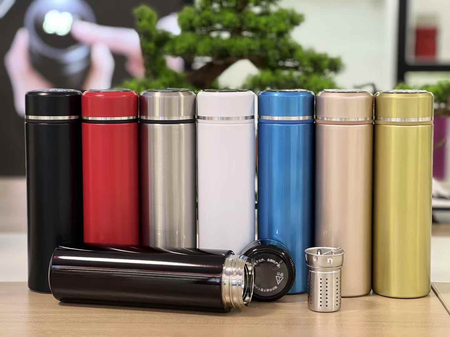 Yimans 500ML new insulated cup for men and women, 316 stainless steel smart car office portable vacuum tea cup DG8010-1030, high appearance level full figure
