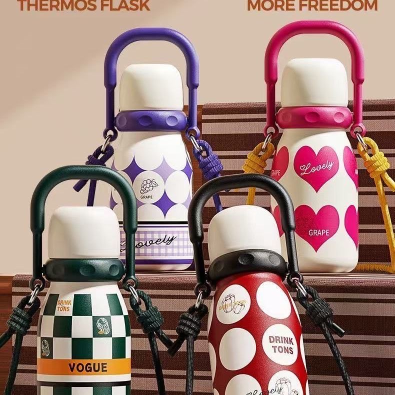 Other large-capacity insulated cups, 2025 new model with high appearance level, girls' straw, students' portable water bottle for going out YSM8730-680, YJ/W full figure