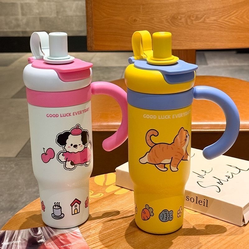 Shiyuemei 860ML Korean 316 stainless steel insulated cup, 8-12 hours home, outdoor and office anti-slip new model YSM8752-860 Application Scenario