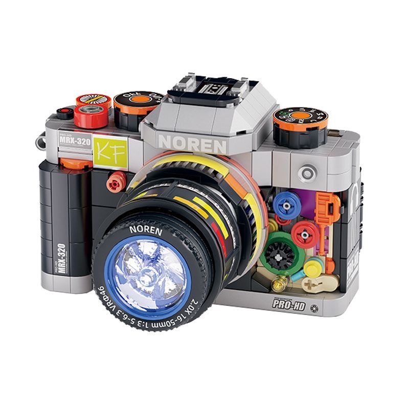 89145 retro mechanical camera simulation assembly model, children's small particle assembly toy building block gift Item Picture