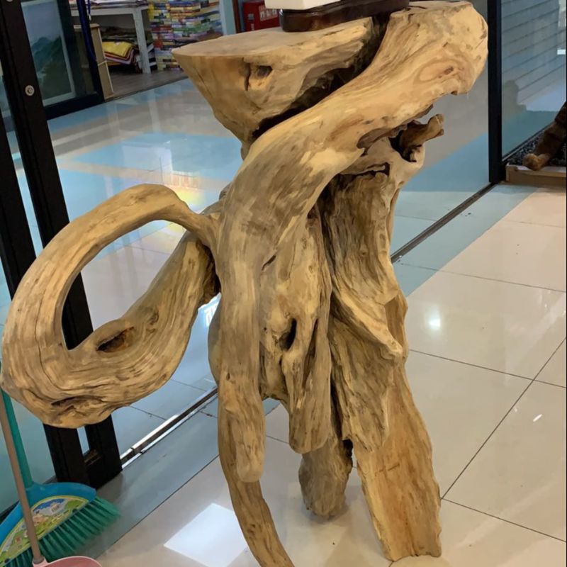 树根花架根雕产品图