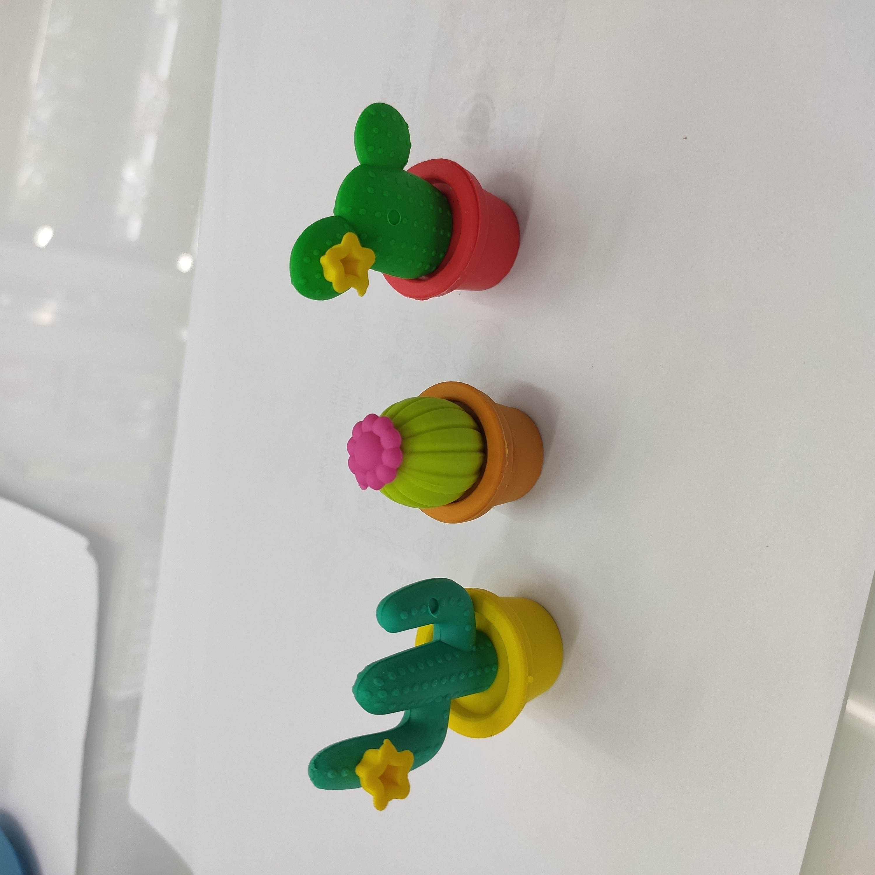 仙人掌造型橡皮擦 橡皮擦创意卡通可爱超萌小学生专用像象皮擦
