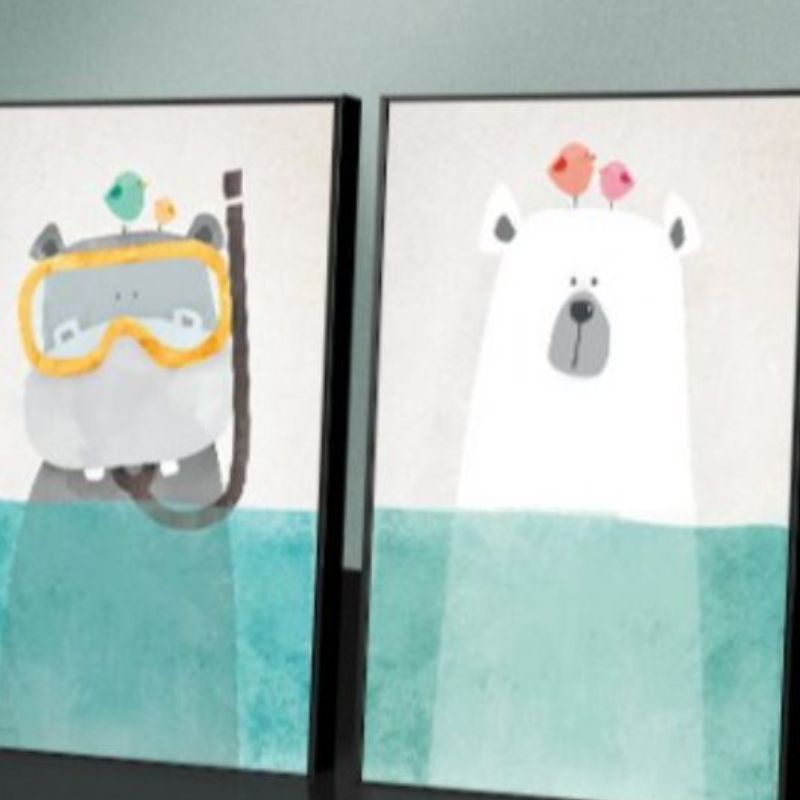 现代装饰画实物图