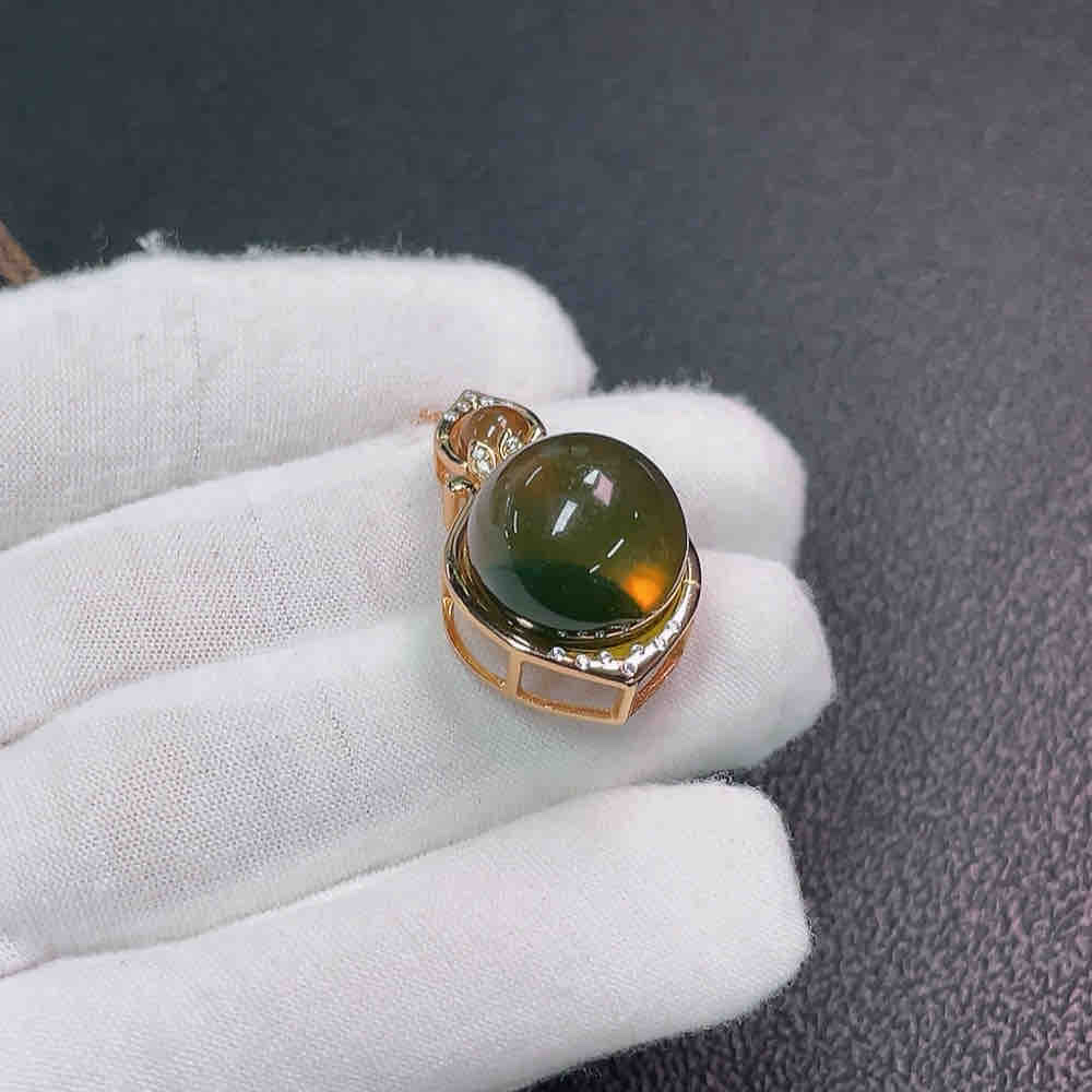 琥​珀​蜜​蜡​项​链​ ​非​金​ ​货​品​总​重​约​7​.​3​8​克​ ​卡​1​4​.​8​m​m​左​右​详情图2