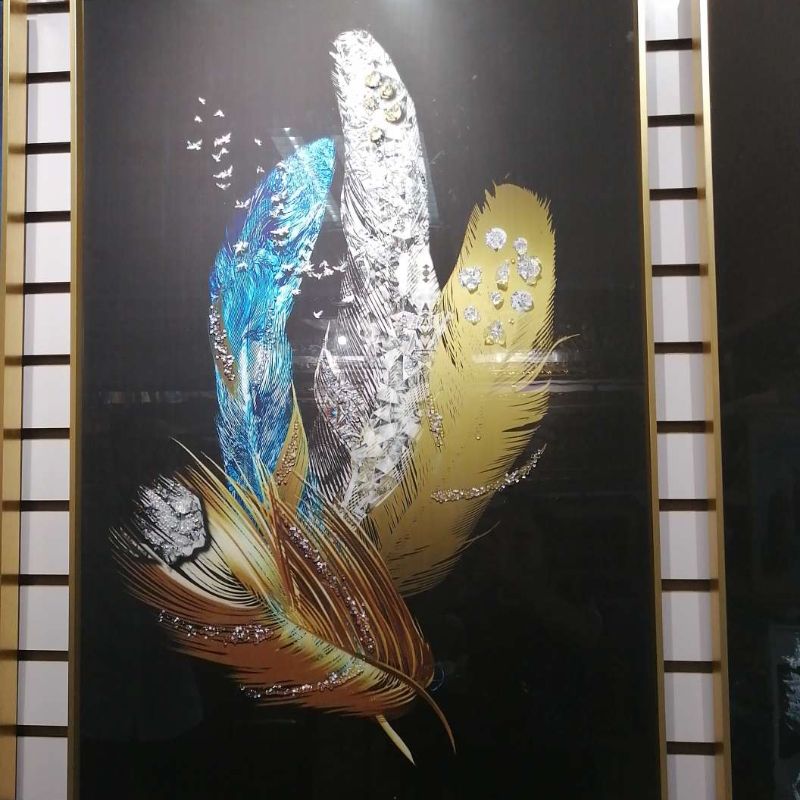 装饰画/装饰画客厅/客厅画欧式/卷轴/装饰画带框产品图