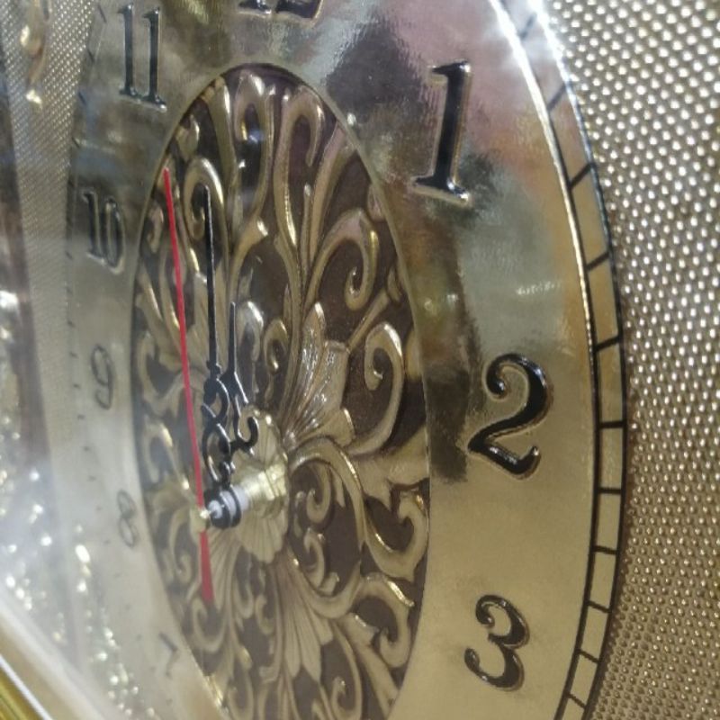 批发经文闹钟阿拉伯文画单幅穆斯林货源跨境货源装饰画产品图