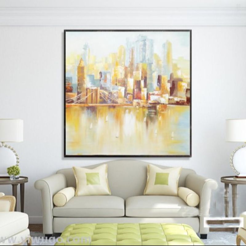 |恩迪艺术原创手工油画作品客厅沙发玄关挂画装饰画