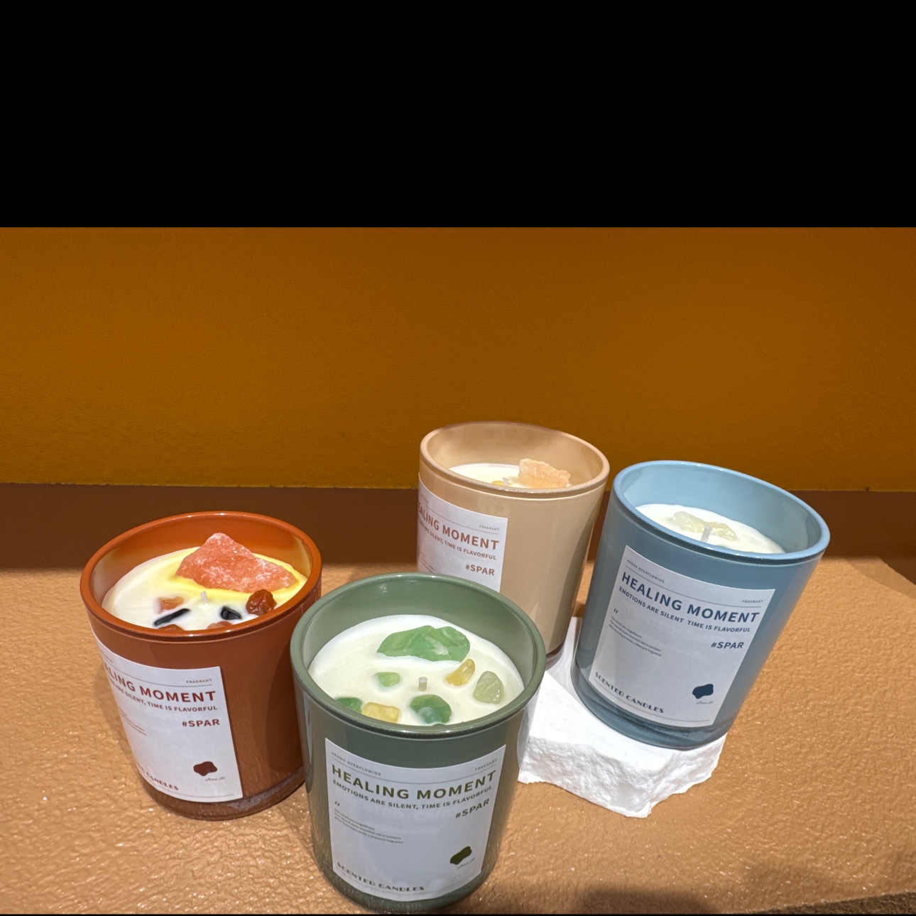 精油大豆蜡香薰蜡烛卧室室内熏香清新空气生日礼物伴手礼盒产品图