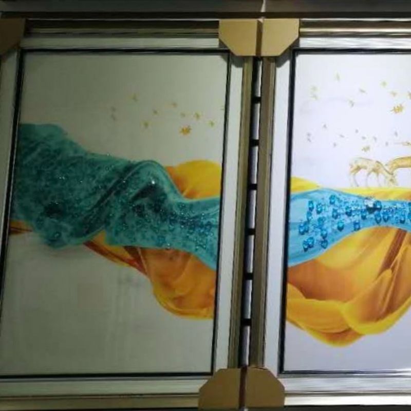 装饰画/装饰画客厅/客厅画欧式/卷轴/装饰画带框细节图