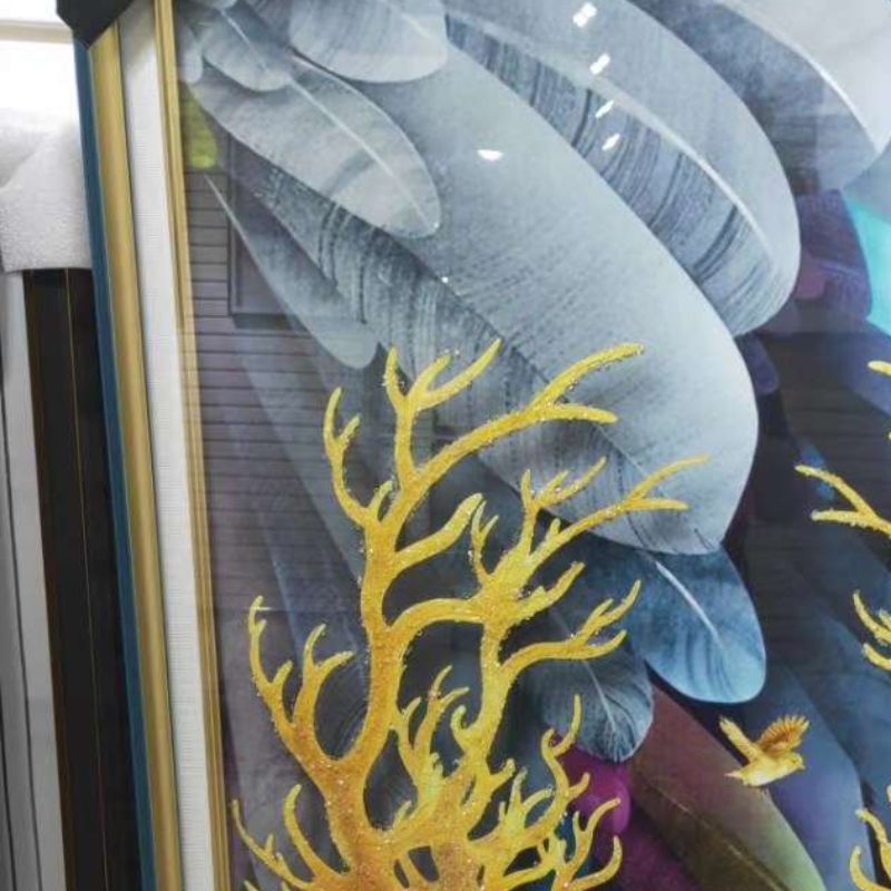 装饰画/装饰画客厅/客厅画欧式/卷轴/装饰画带框产品图