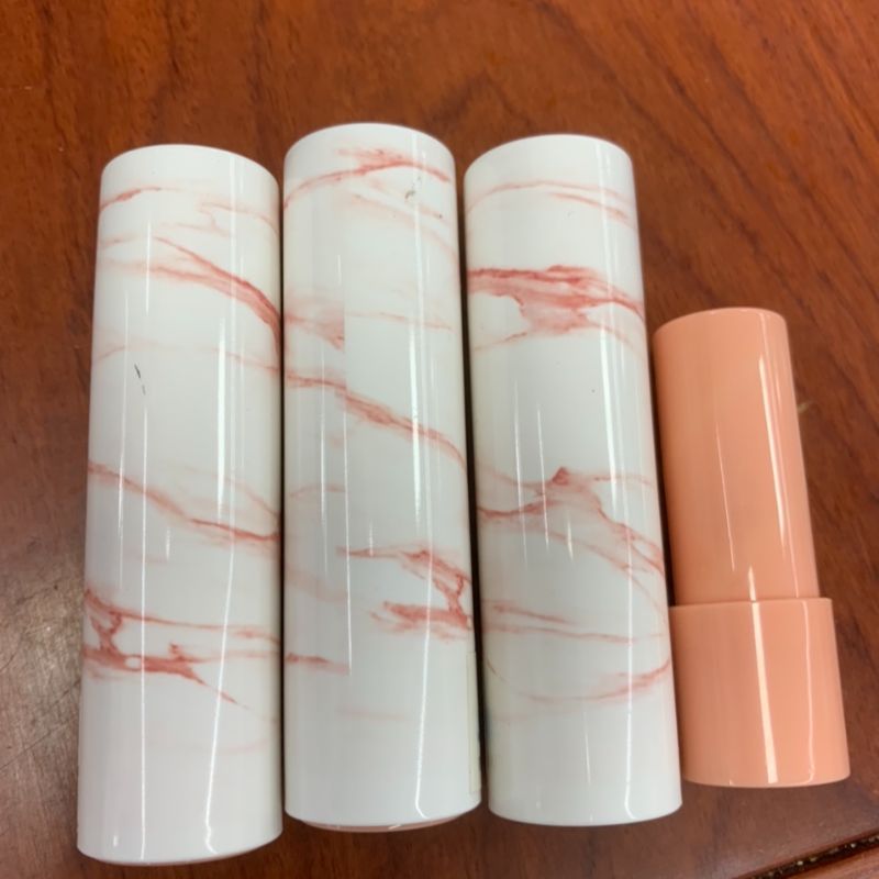大理石纹弹簧口红管化妆品包材