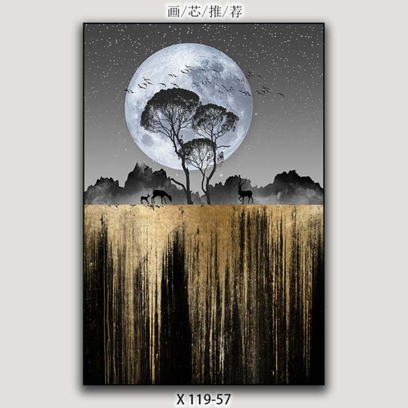 装饰画547挂画白底实物图