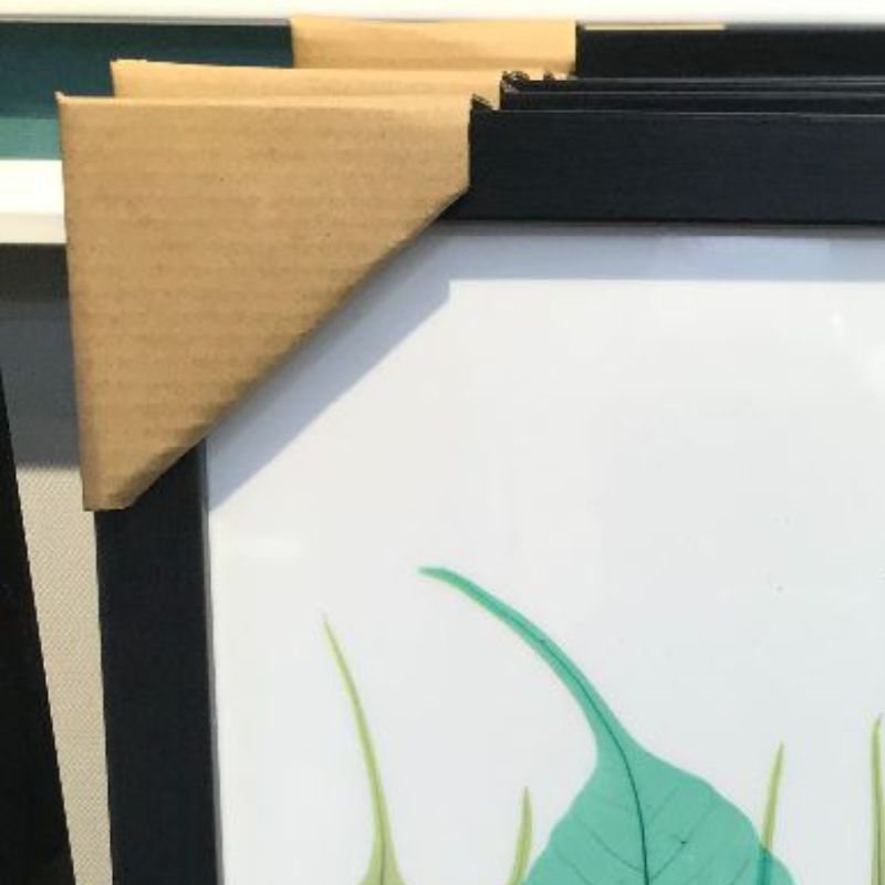 Nordic-style decorative paintings, modern and simple murals, living room sofa background wall paintings, dining room hanging paintings, triptych decorative paintings details Picture