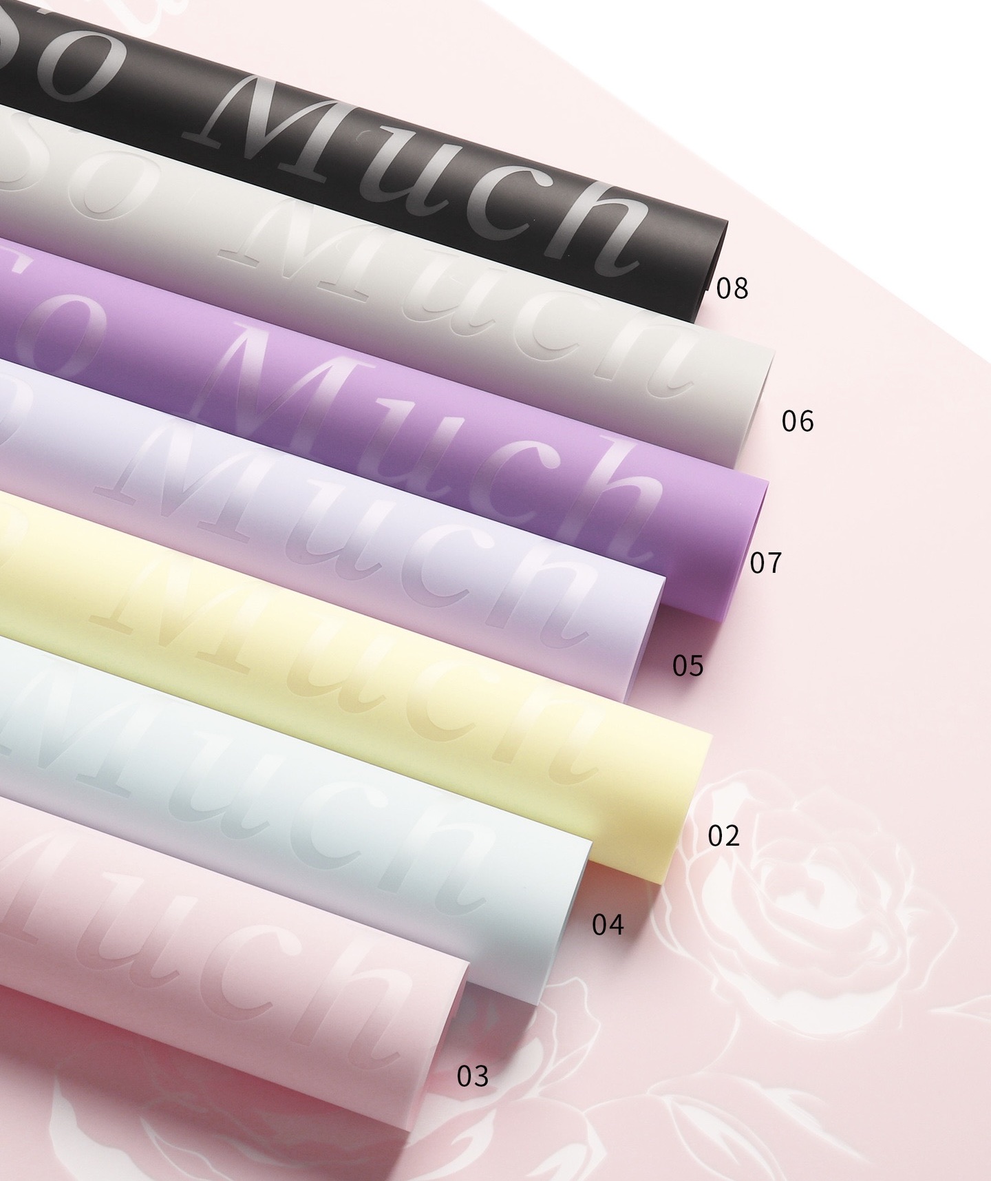 Pengfa Packaging Factory Store Butterfly Love Flower Factory Wholesale Cross-border popular romantic rose fresh flower wrapping paper, flower shop bouquet wrapping paper, waterproof Specification image