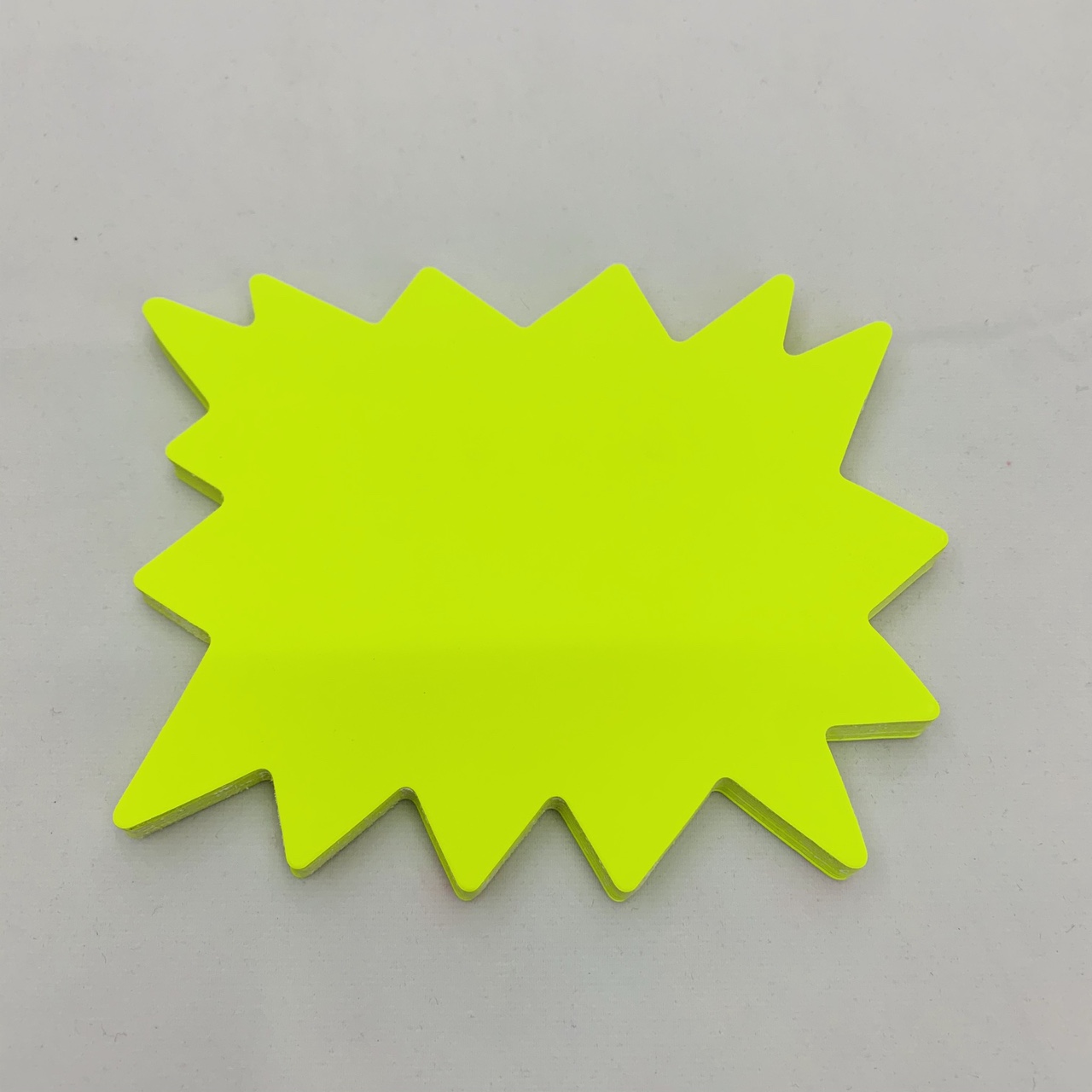 厂家现货中号荧光纸爆炸贴价格牌商品标价签促销POP