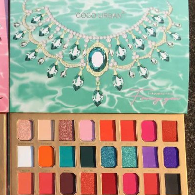 28-color eyeshadow palette, long-lasting waterproof, glitter powder, pearlescent, waterproof, rose sand, earth pumpkin, nude, matte, and high gloss Item Picture