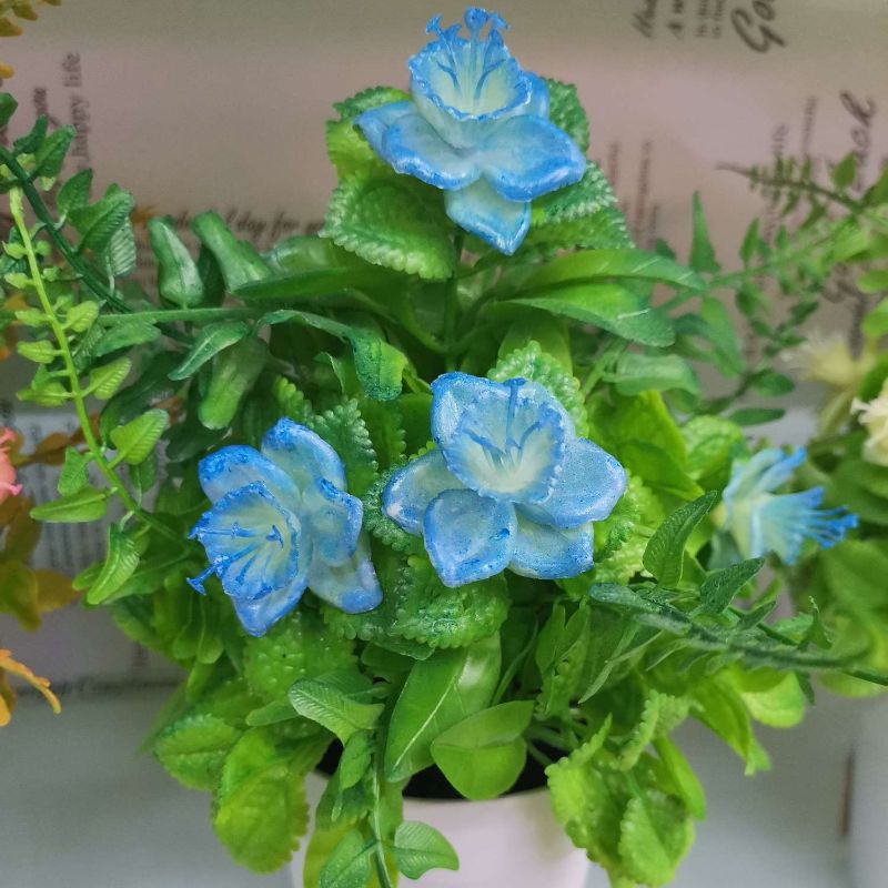 Artificial flower bouquets, living room, bedroom, dining table, coffee table ornaments, artificial flower art decoration, silk flowers, plastic artificial flowers, flower arrangements, Nordic artificial flowers, living room decorations, dining table surface flower arrangements, anti-plastic flower bouquets, flower art potted plants, small ornaments details Picture