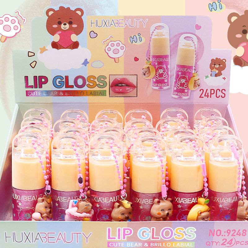 novo Lip Gloss Makeup Lip Oil Pad Blush Set provides long-lasting moisture and a natural makeup look. Multiple colors of lip oil to choose from Specification image