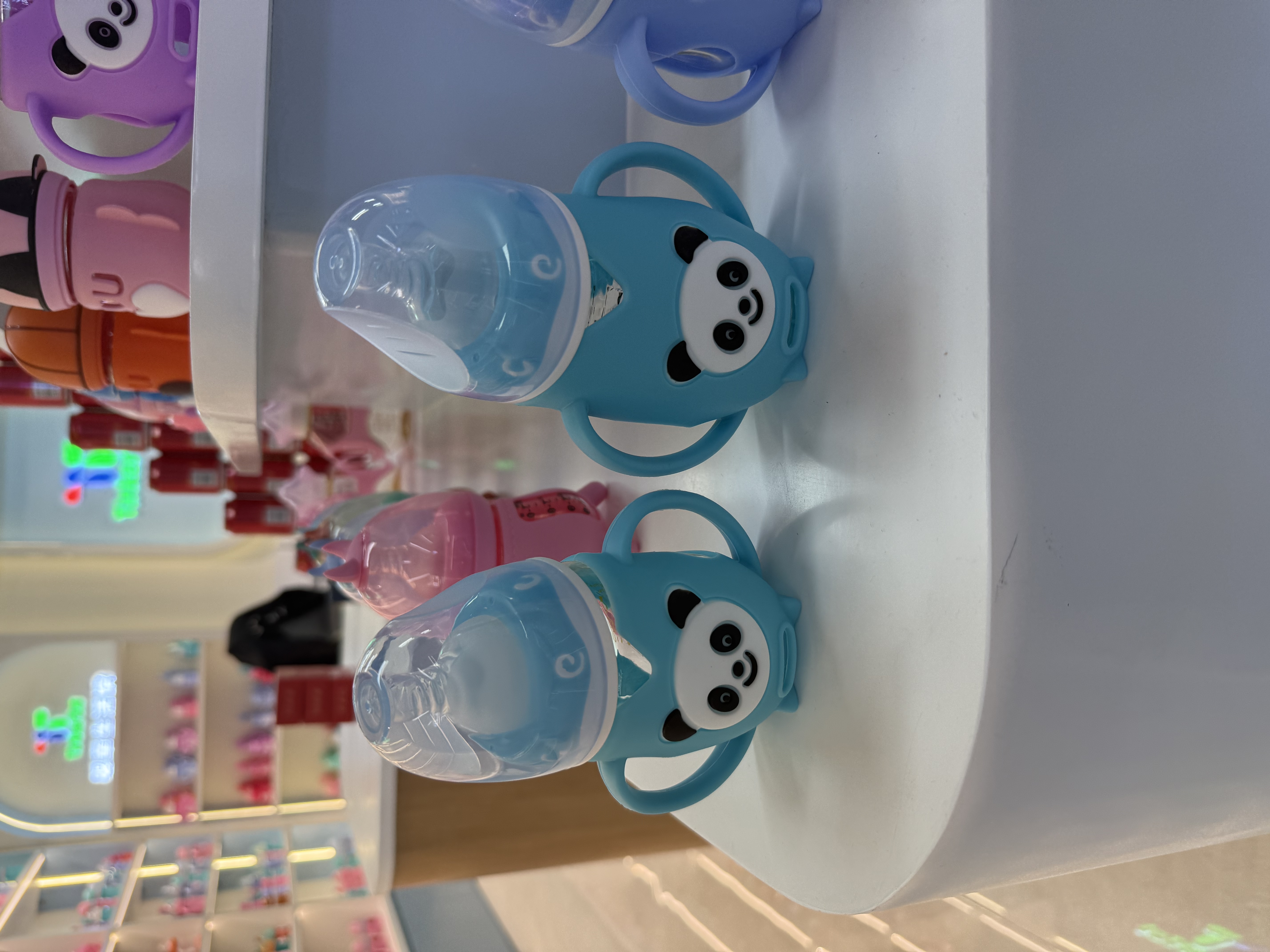 Baby and maternal products, baby bottles, infant feeding products, safe, healthy and practical, cartoon panda standard mouth 160/240ML details Picture
