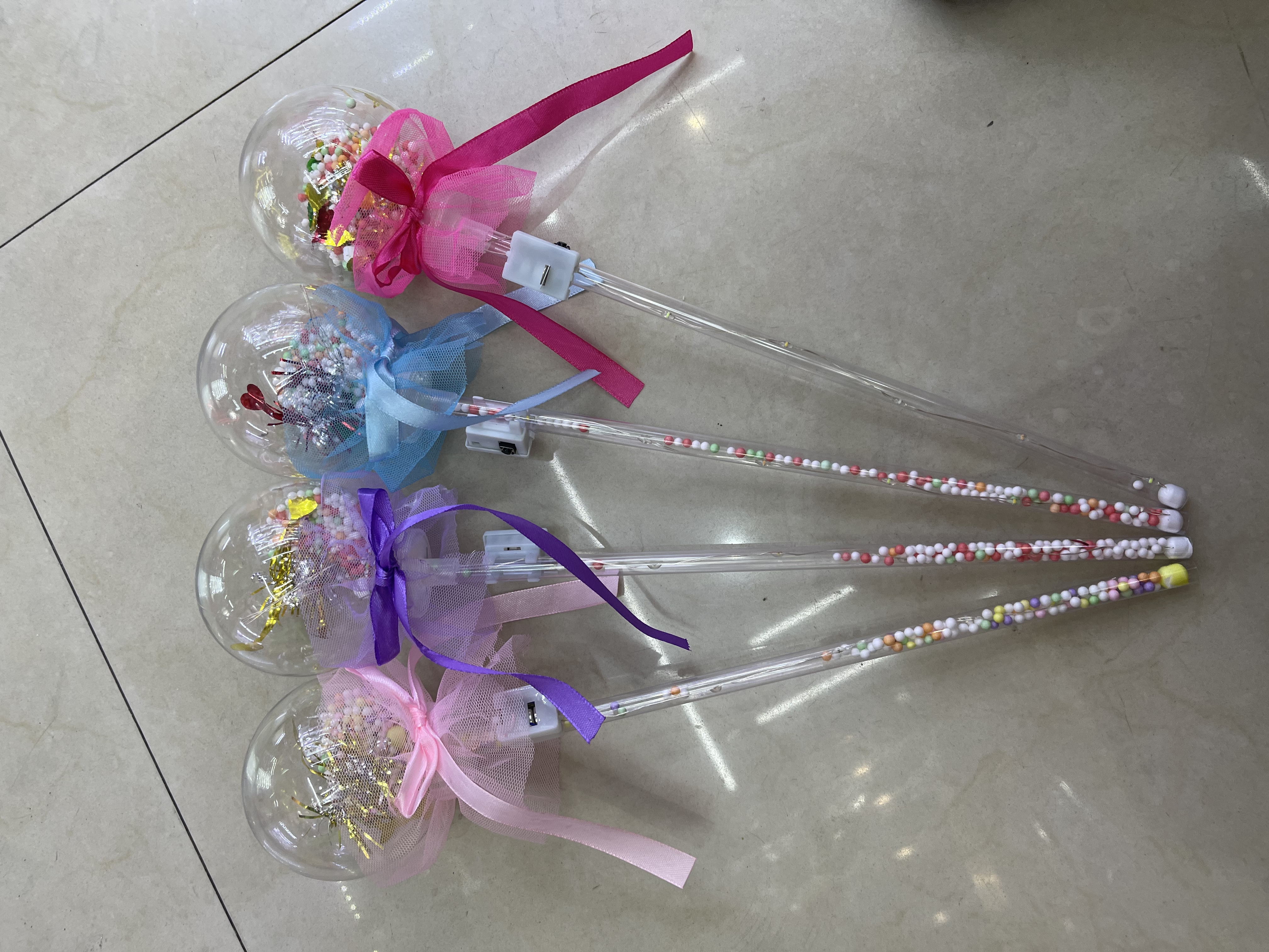 发光星空球仙女棒地摊玩具夜光玩具趣味发光玩具礼包发光玩具