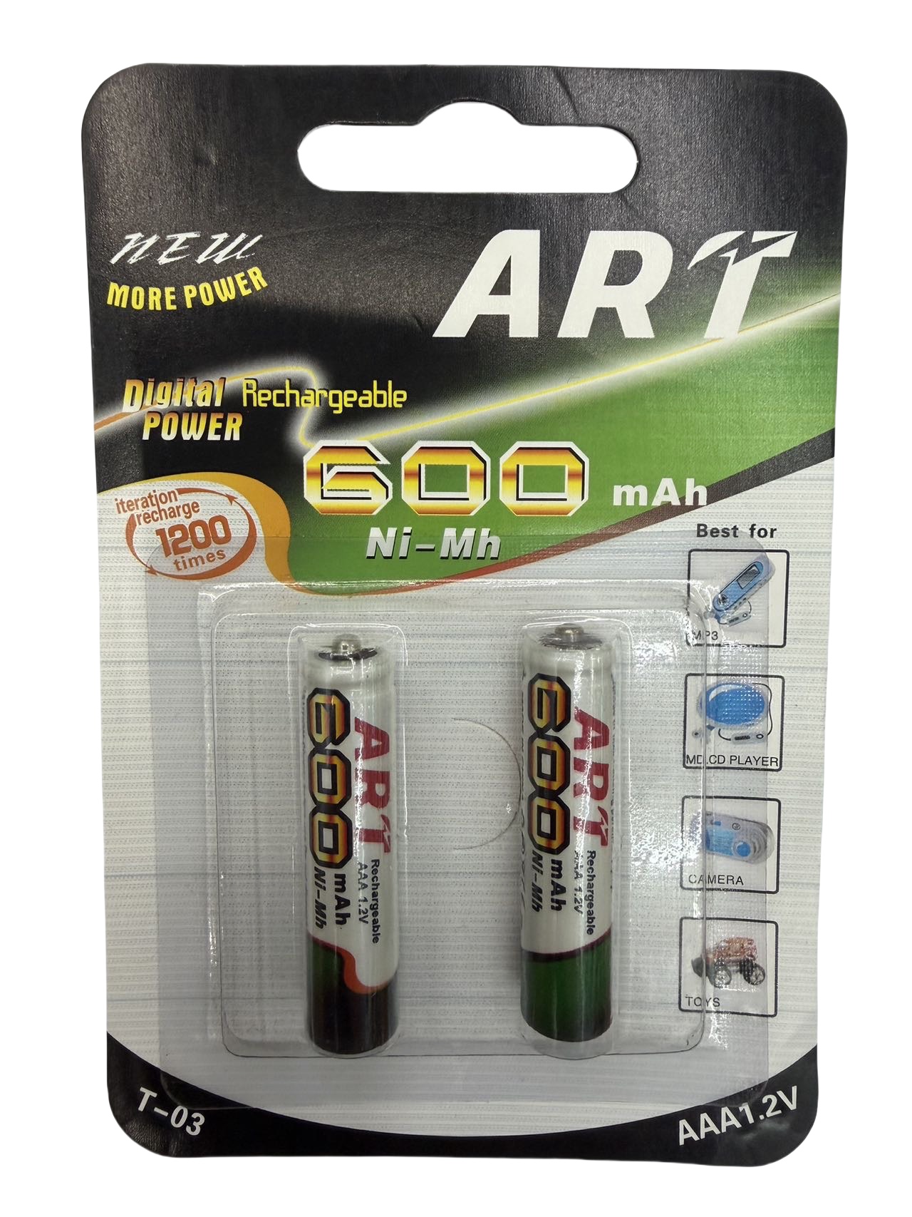 No. 7 AAA rechargeable battery toothbrush toy handle microphone headphones 1.2v No. 7 nickel-cadmium battery Item Picture