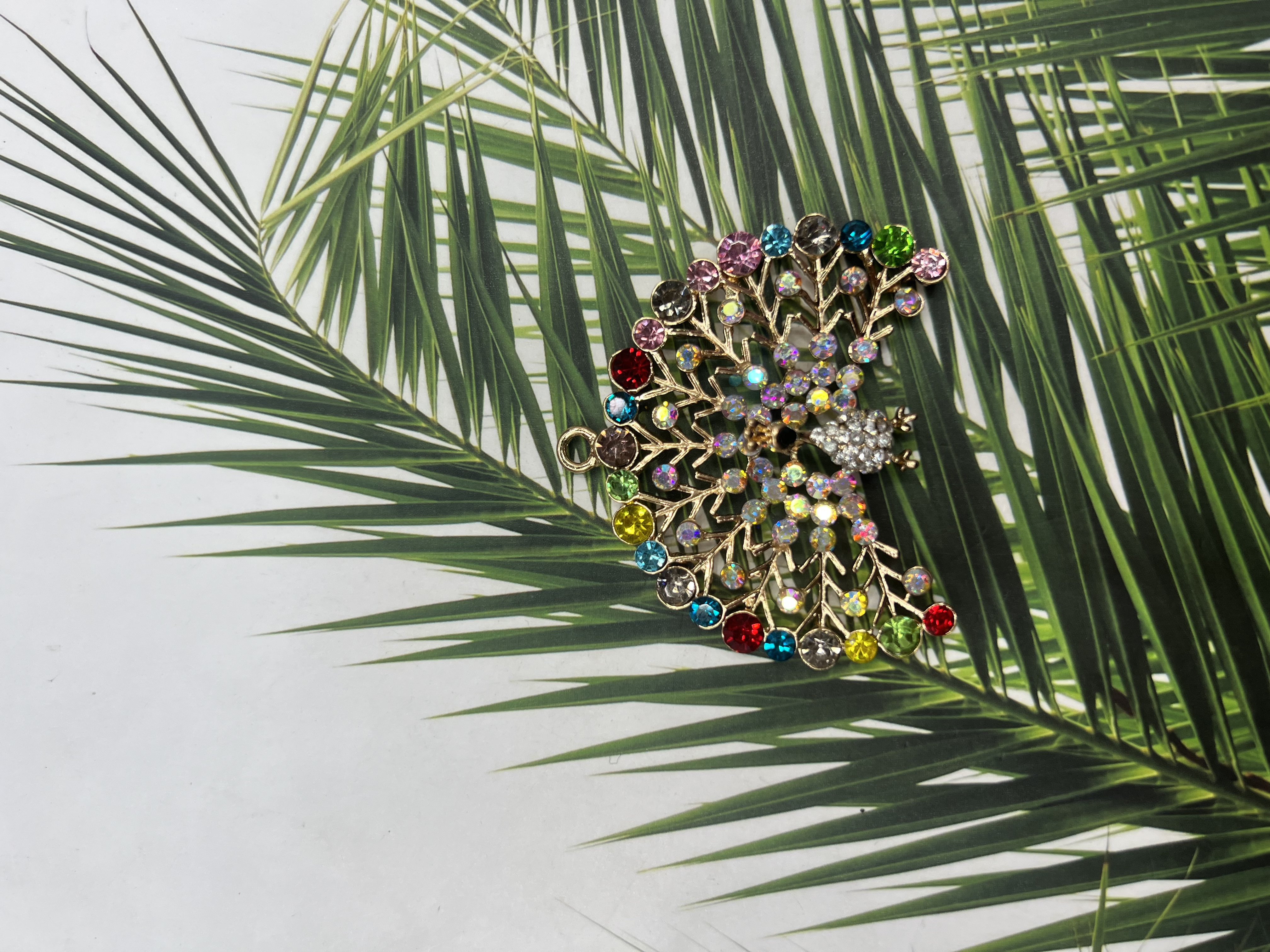 彩色孔雀开屏系列