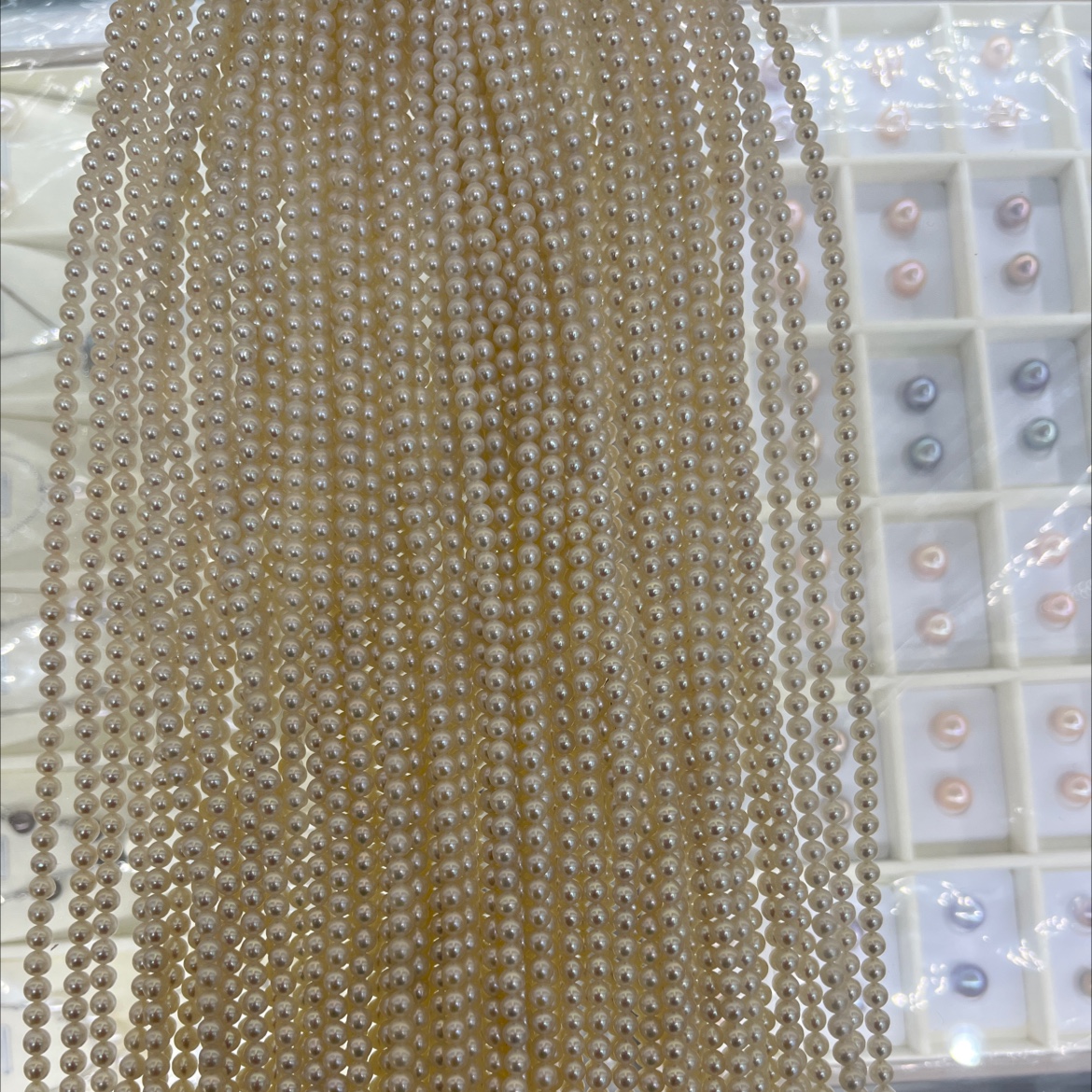 天然淡水珍珠纯洁光滑细腻，如同平凡生活中，不可抗拒的温柔魅力产品图