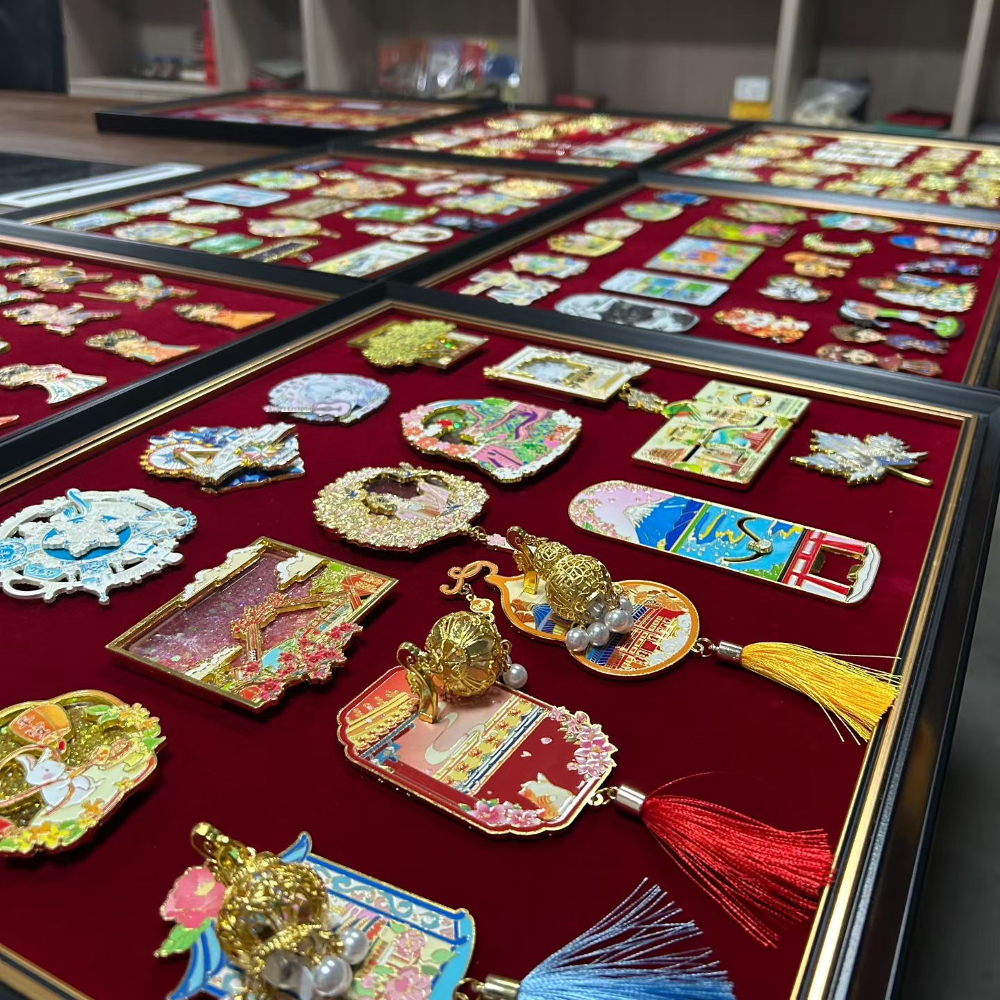 National trend character alloy refrigerator discount goods, tourist souvenirs, creative princess dress magnetic stickers, cultural and creative peripheral products, scenic spot cultural and creative refrigerator stickers Item Picture