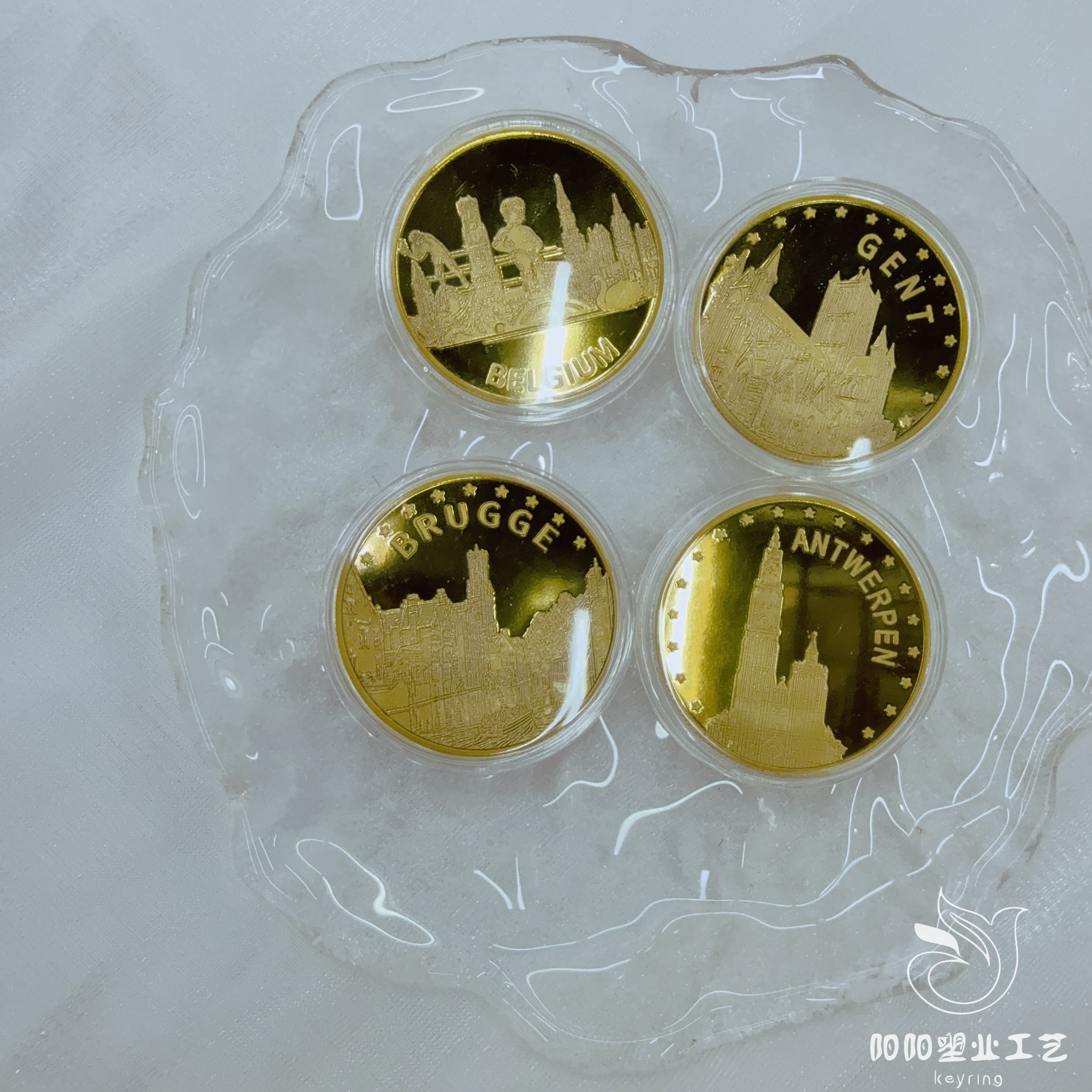 Customized metal commemorative gold coins, anniversary celebration gold and silver conference collection commemorative badges, customized metal double-sided relief Application Scenario