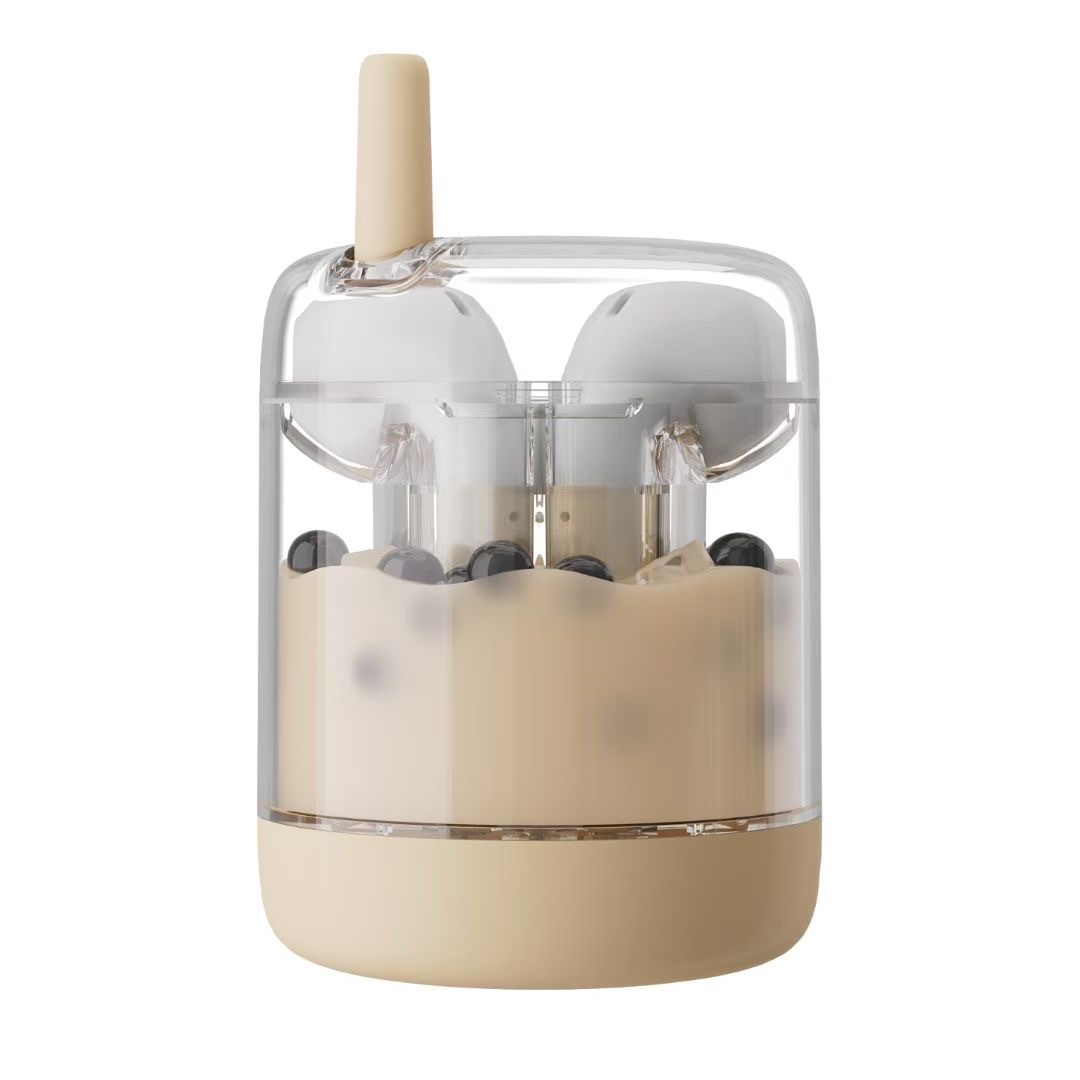 新款奶茶杯TWS蓝牙无线耳机Ai智能降噪耳机蓝牙式耳机运动通用耳机适配苹果安卓