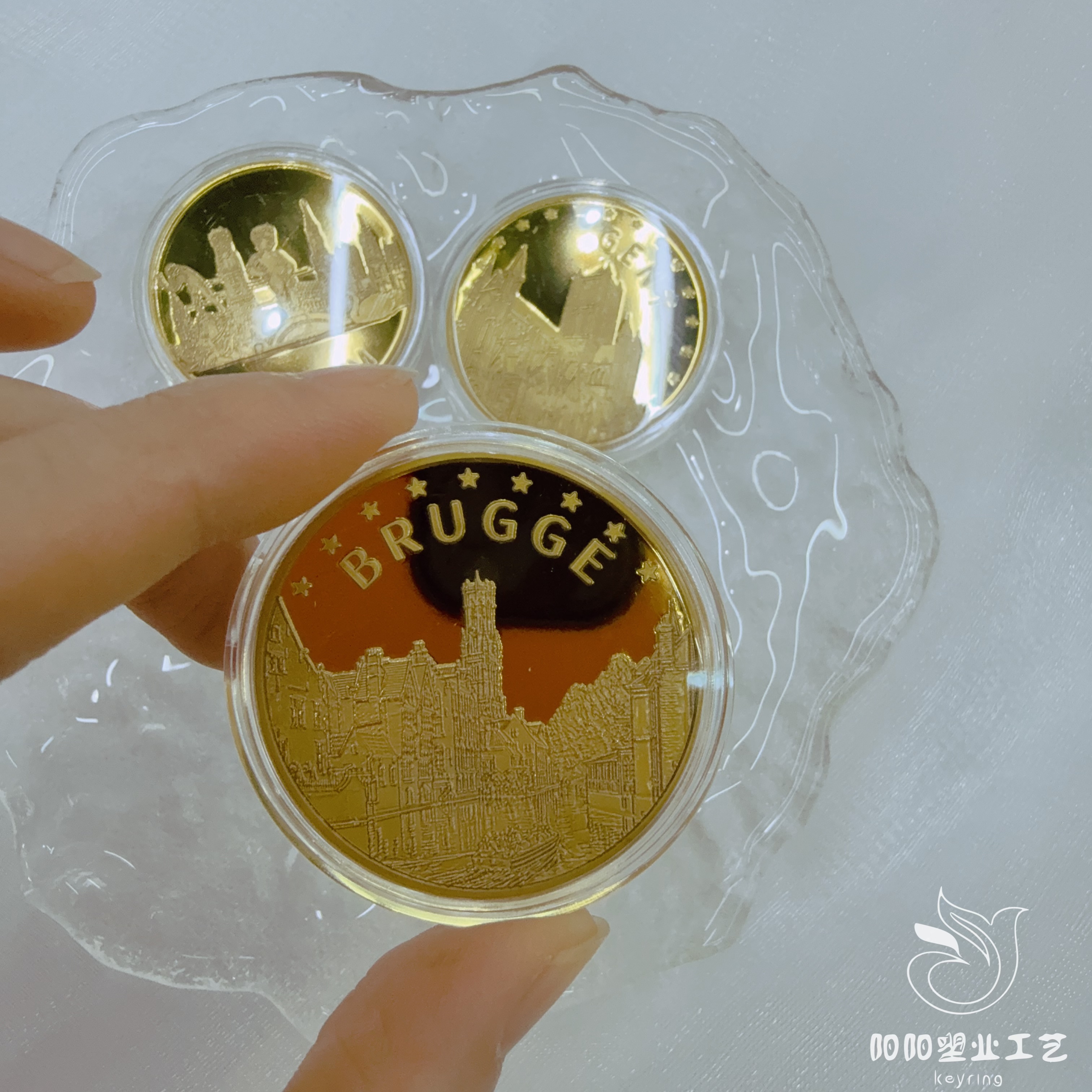 Customized metal commemorative gold coins, anniversary celebration gold and silver conference collection commemorative badges, customized metal double-sided relief Item Picture