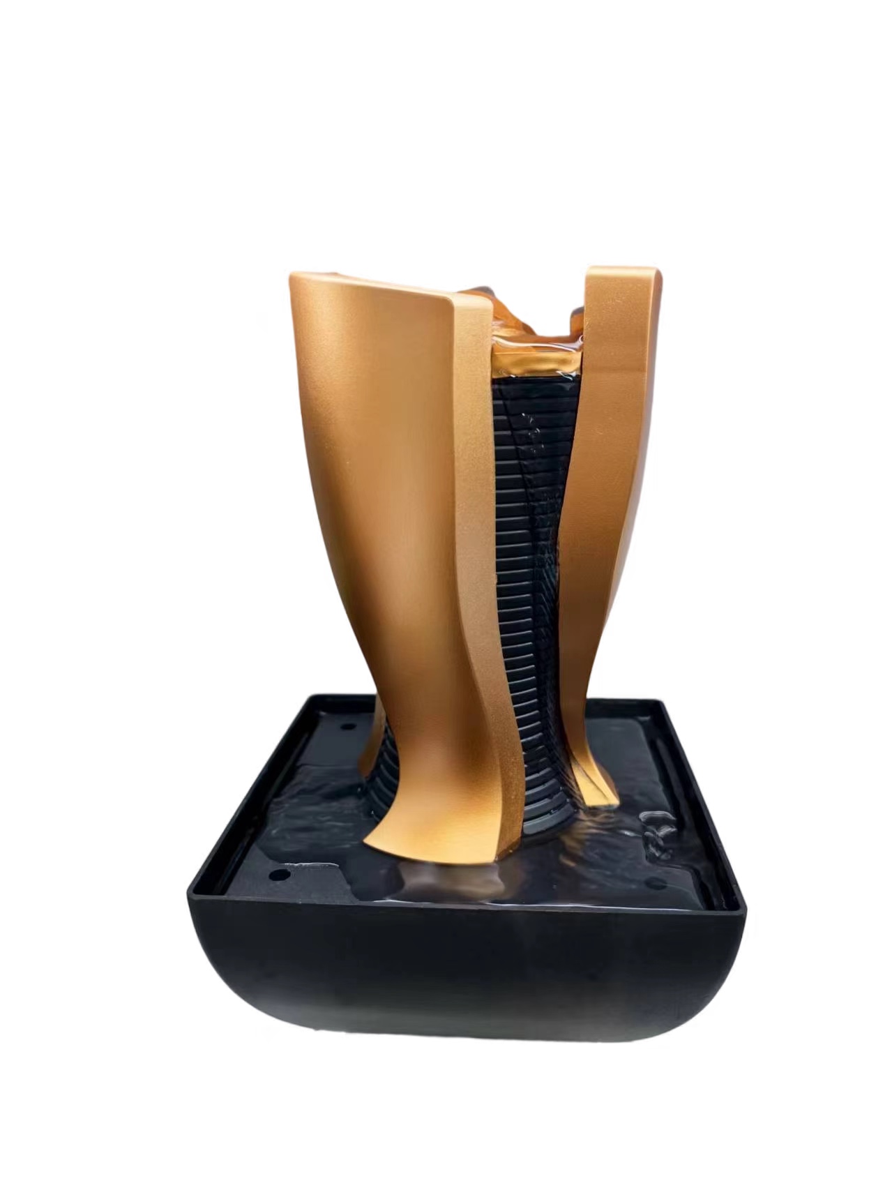 Desk, office, small bonsai, air humidification, Zhuge craft, courtyard water flow ornaments, balcony fish pond landscaping, rooftop garden decoration and arrangement, landscape fish tank fountain, atomization humidifier, bestseller, 7279-87 new China Specification image