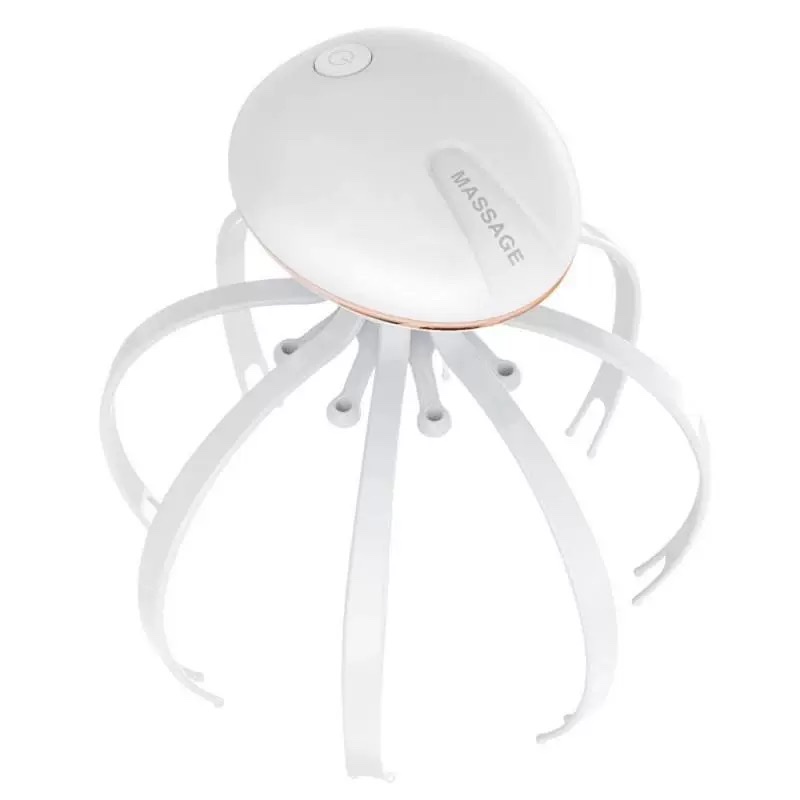 新款头部按摩器电动充电多爪头部按摩仪头疗解压穴位头皮按摩神器