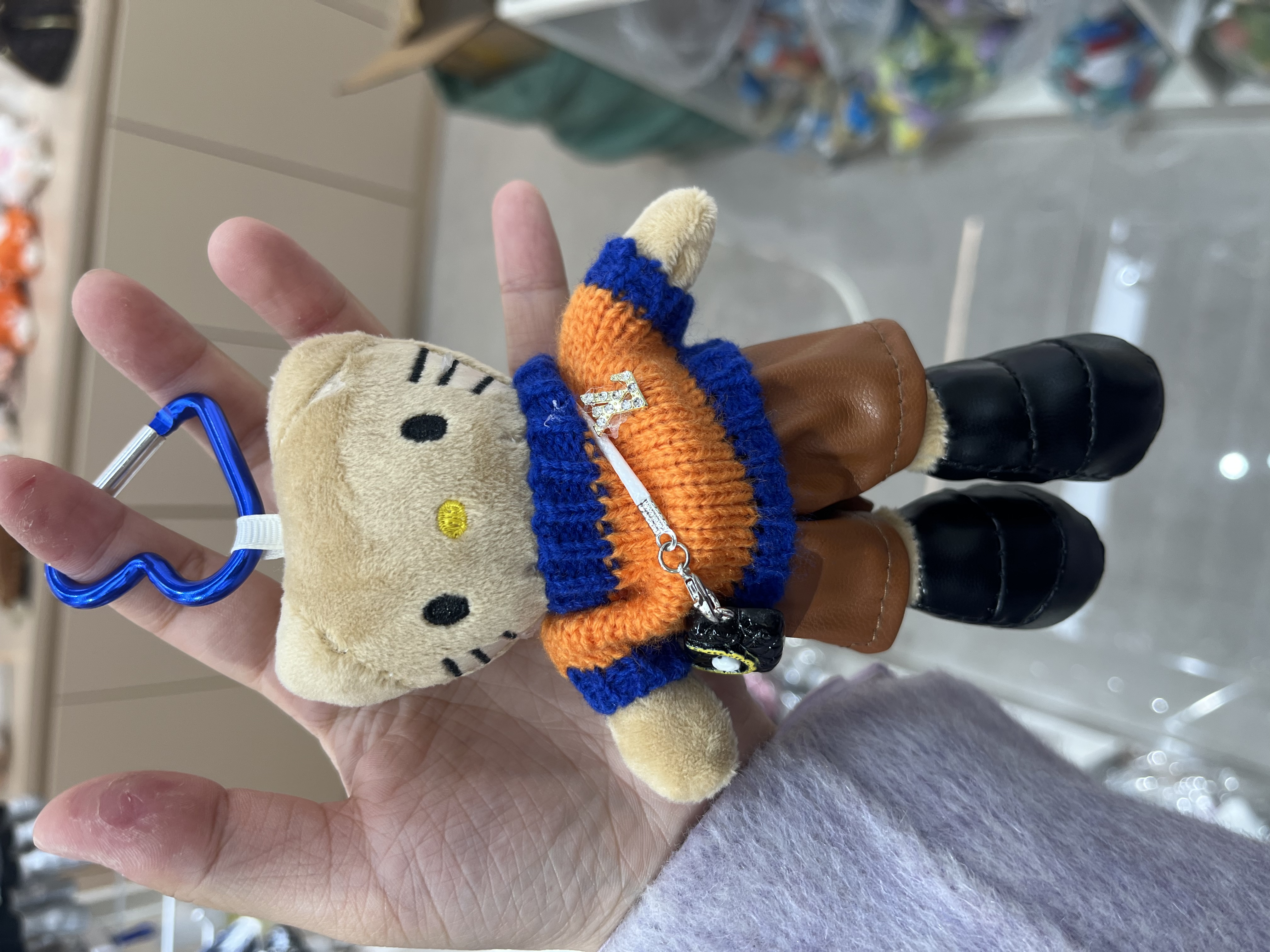 创意潮流八寸羊毛毡毛绒玩具挂件精品羊毛毡饰品礼物