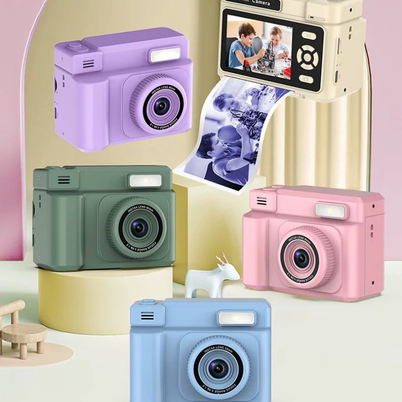 Retro student digital camera prints popular children's photography ccd Polaroid cameras that can be carried around