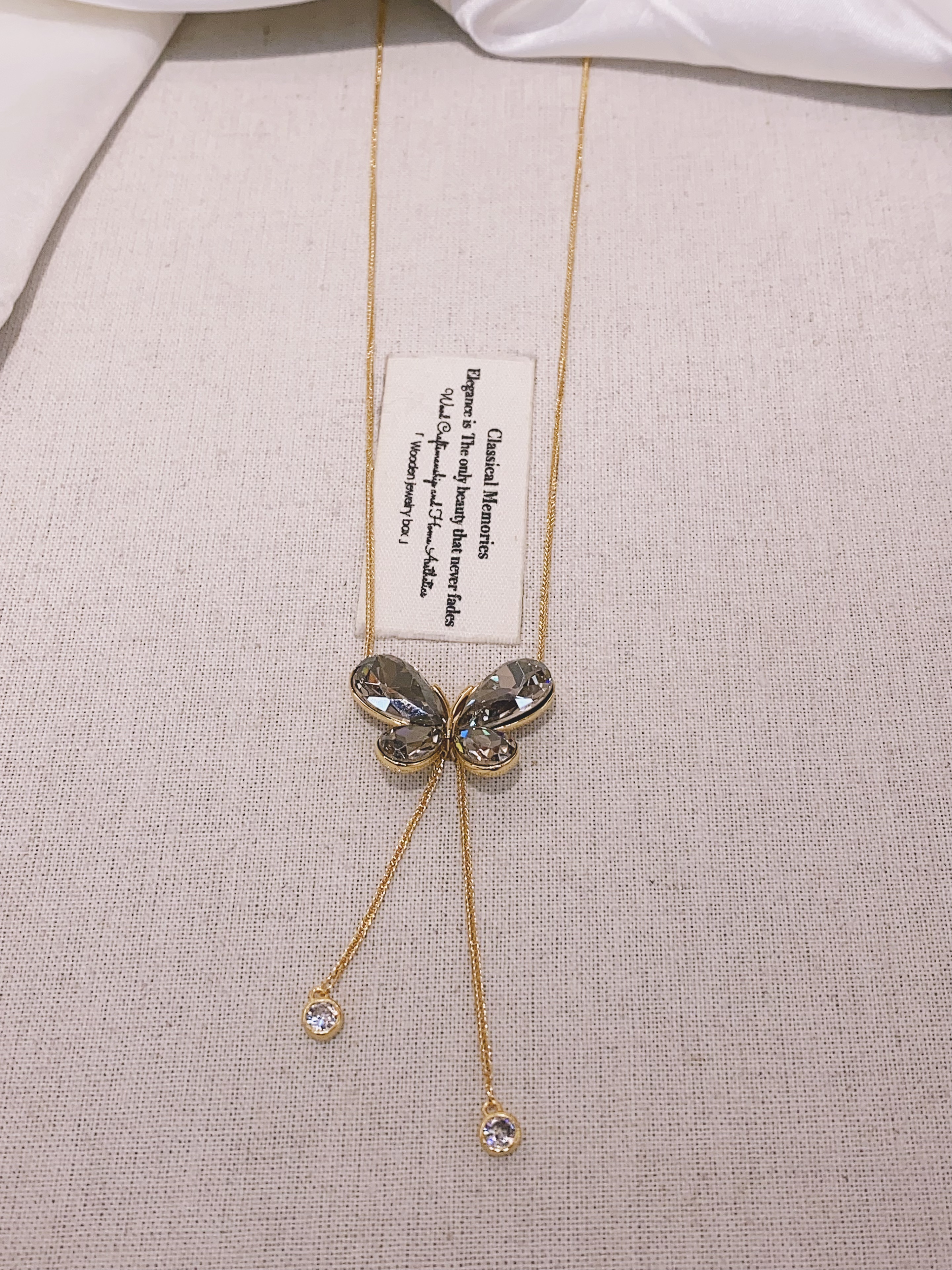 Fashionable sand gold necklace, simple and versatile women's trendy necklace accessory detail image 3