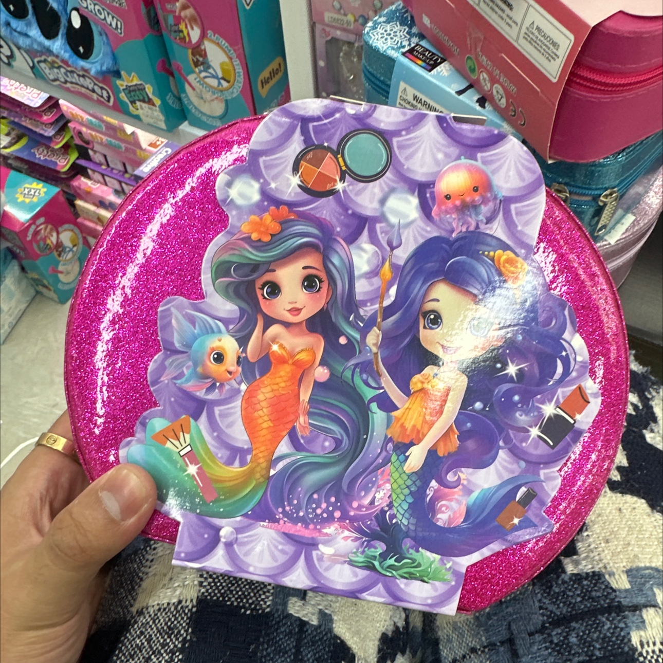 儿童彩妆套装指甲油玩具跨境彩妆儿童化妆用品安全无刺激产品图