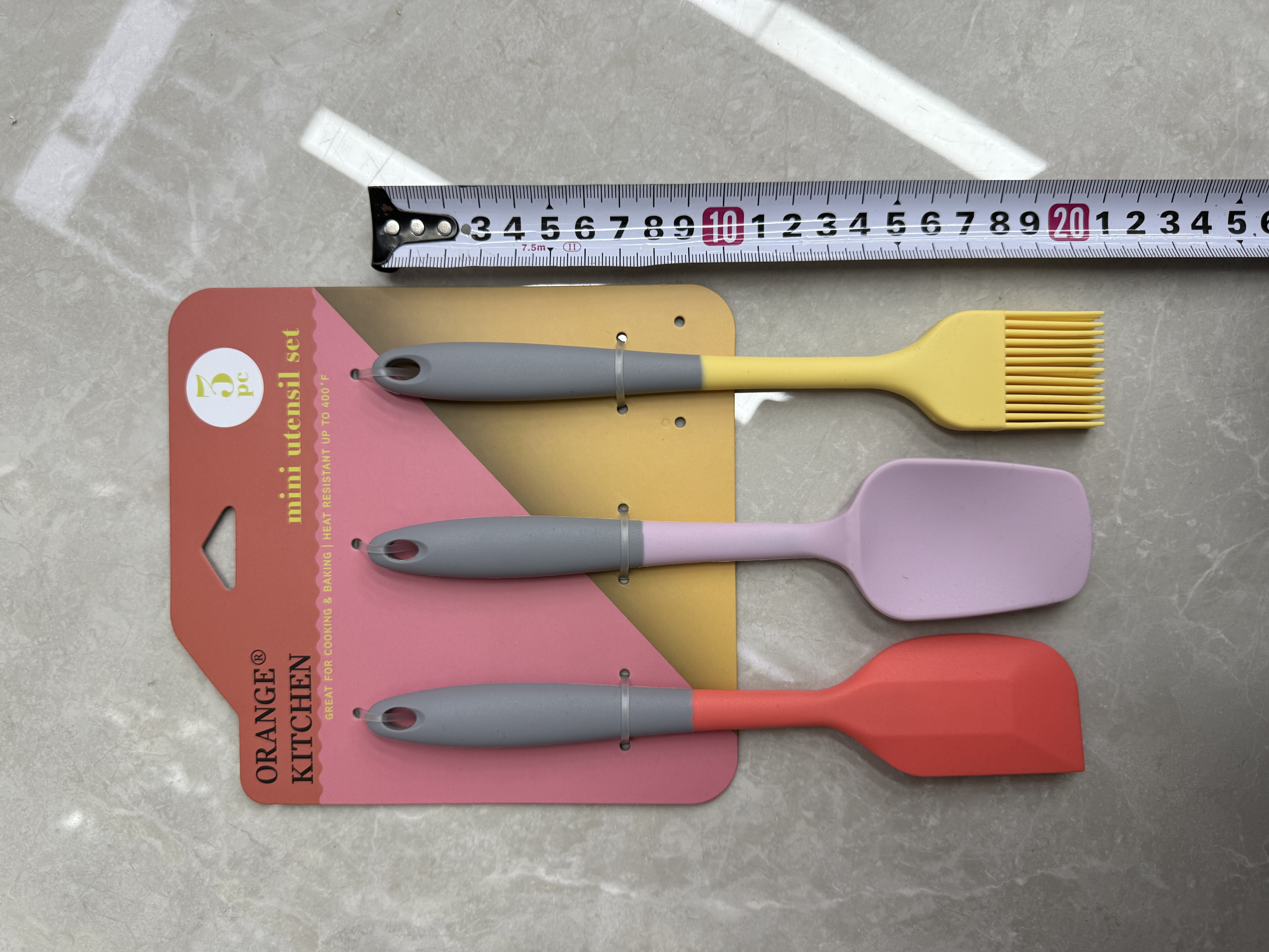 3件套爆款色硅胶家用烘培工具全包多功能烹饪铲刮刀油刷双色专用套装详情图2