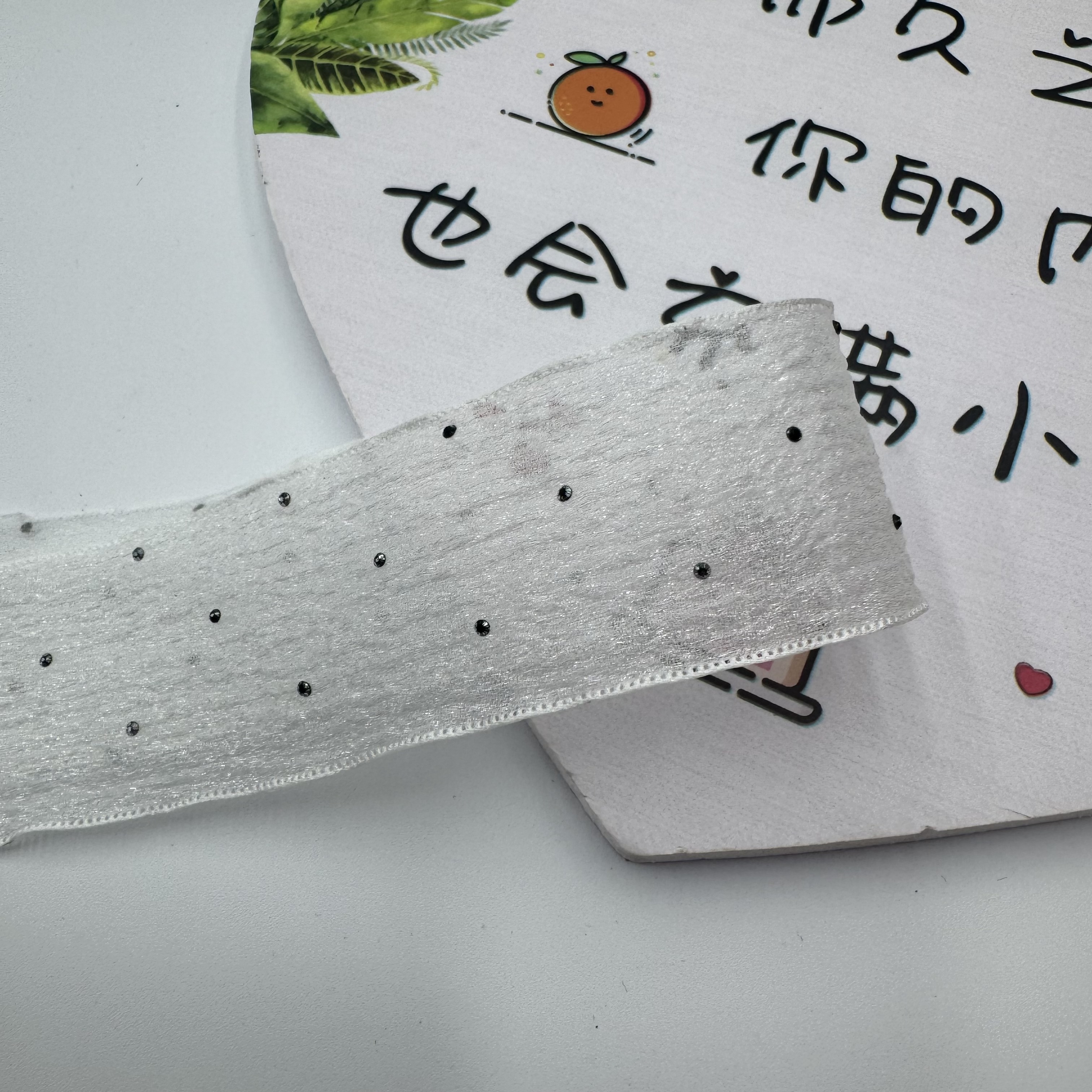 3.8 cm hot diamond gauze ribbon, hair accessory gauze ribbon, handmade DIY bow ribbon, gift box, decorative materials, baking cake, flowers, ribbons detail image 9